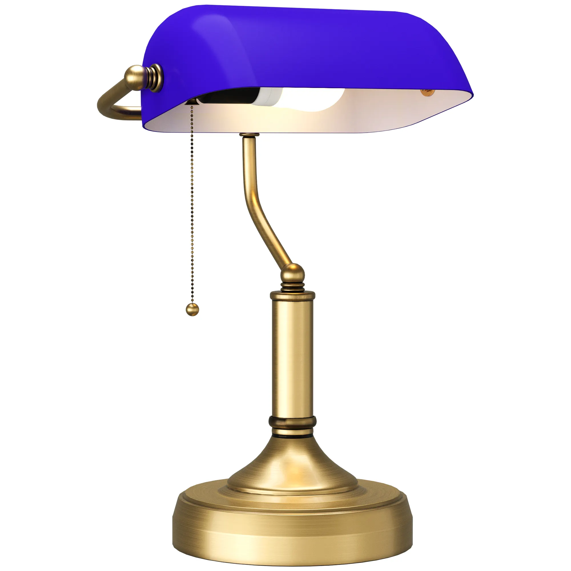 Banker's Desk Lamp With Antique Bronze Tone