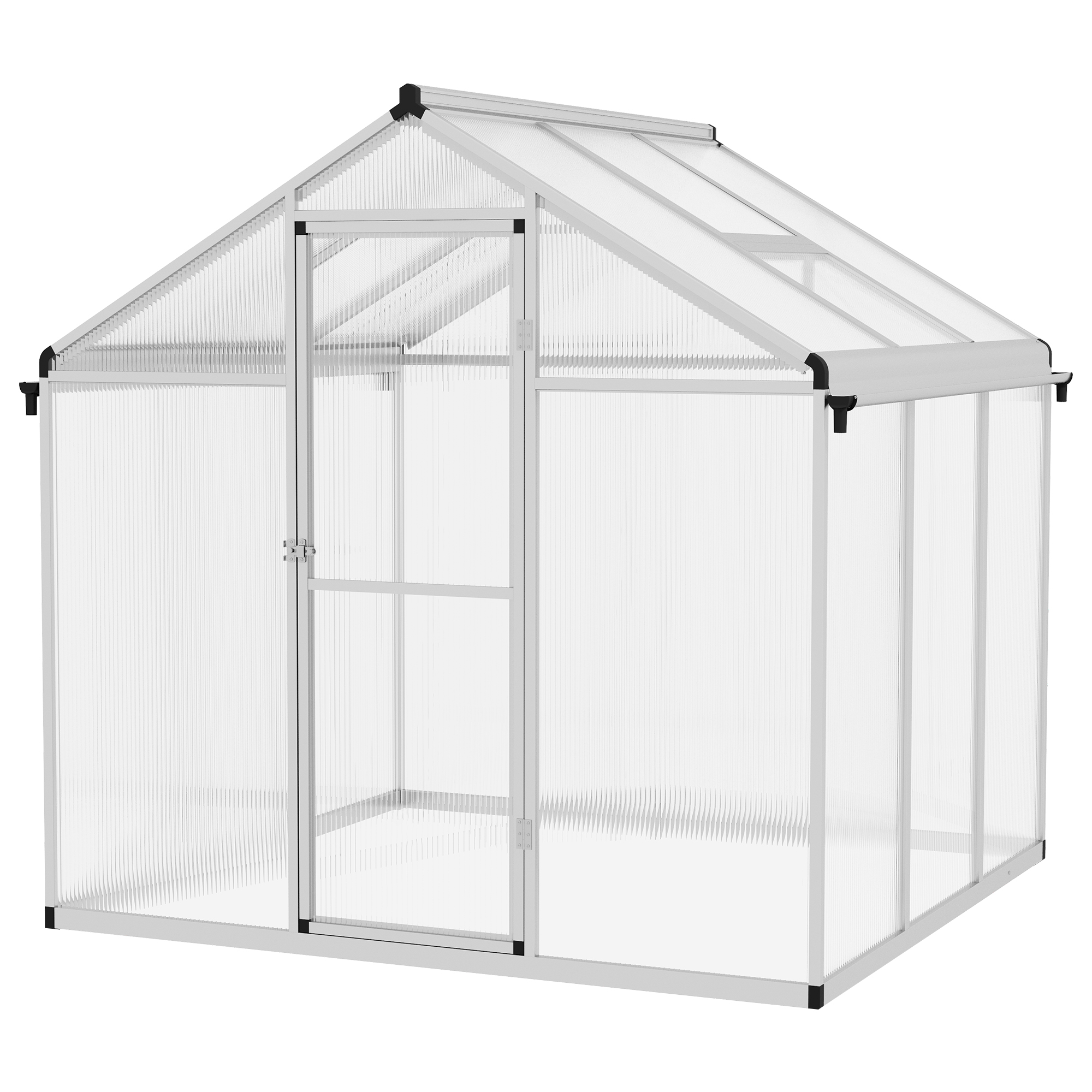 6 X 6ft Aluminium Frame Greenhouse