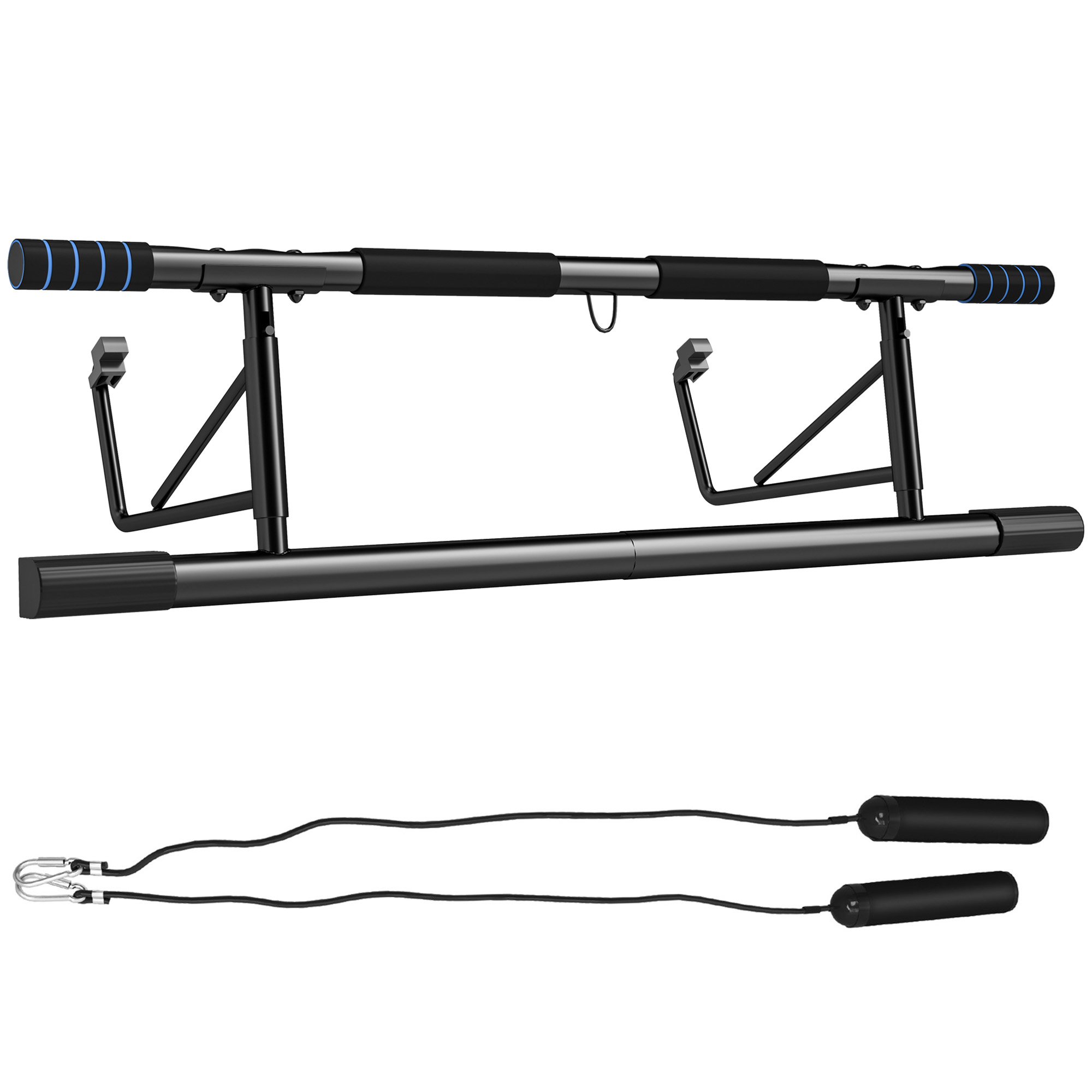 SPORTNOW Pull-Up Bar, No-Drilling Chin-Up Push-Up Stand With Resistance Bands — image 5