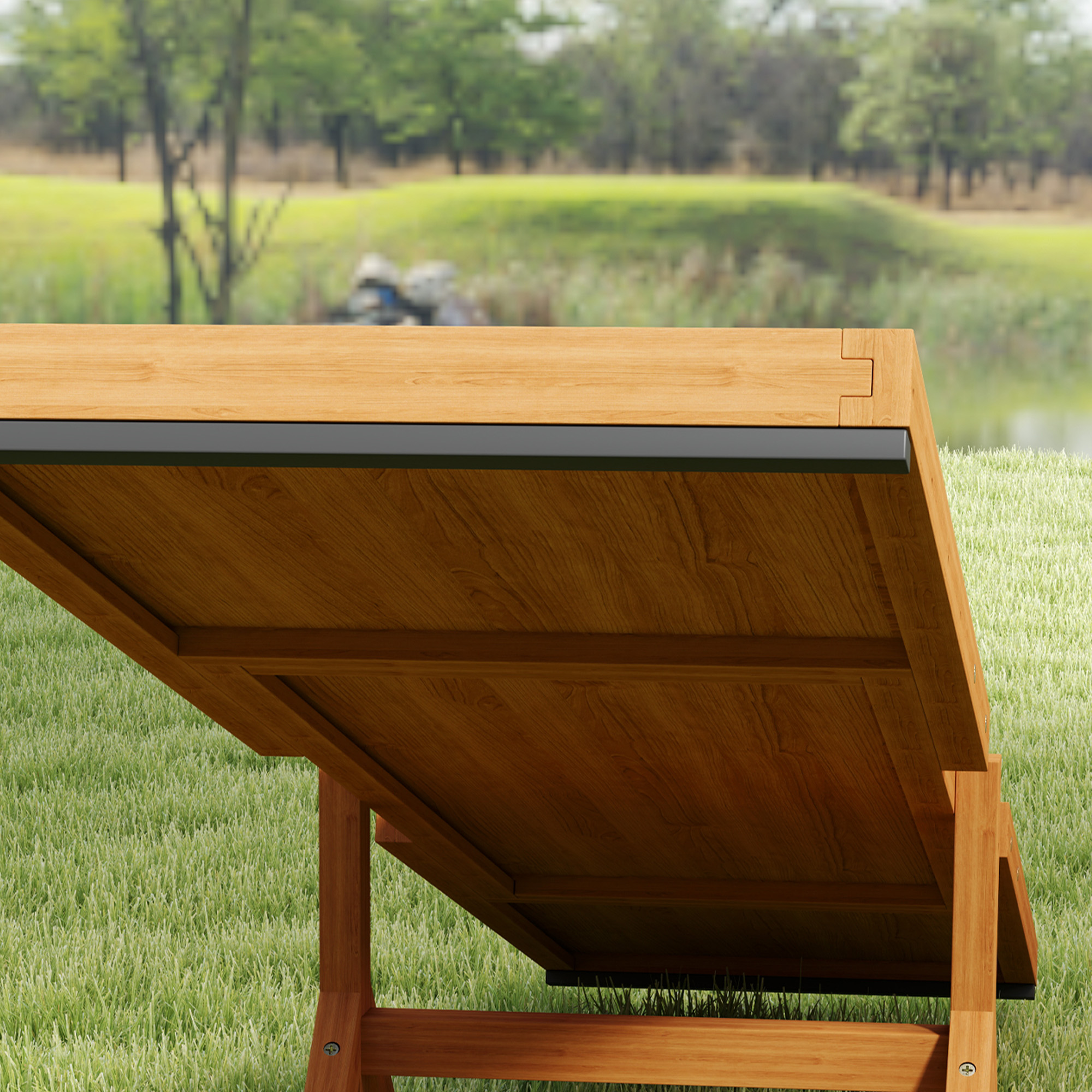  Wooden Dog Agility Seesaw for Training and Exercise, Weather Resistant, 83" L x 16" W x 14" H, Orange