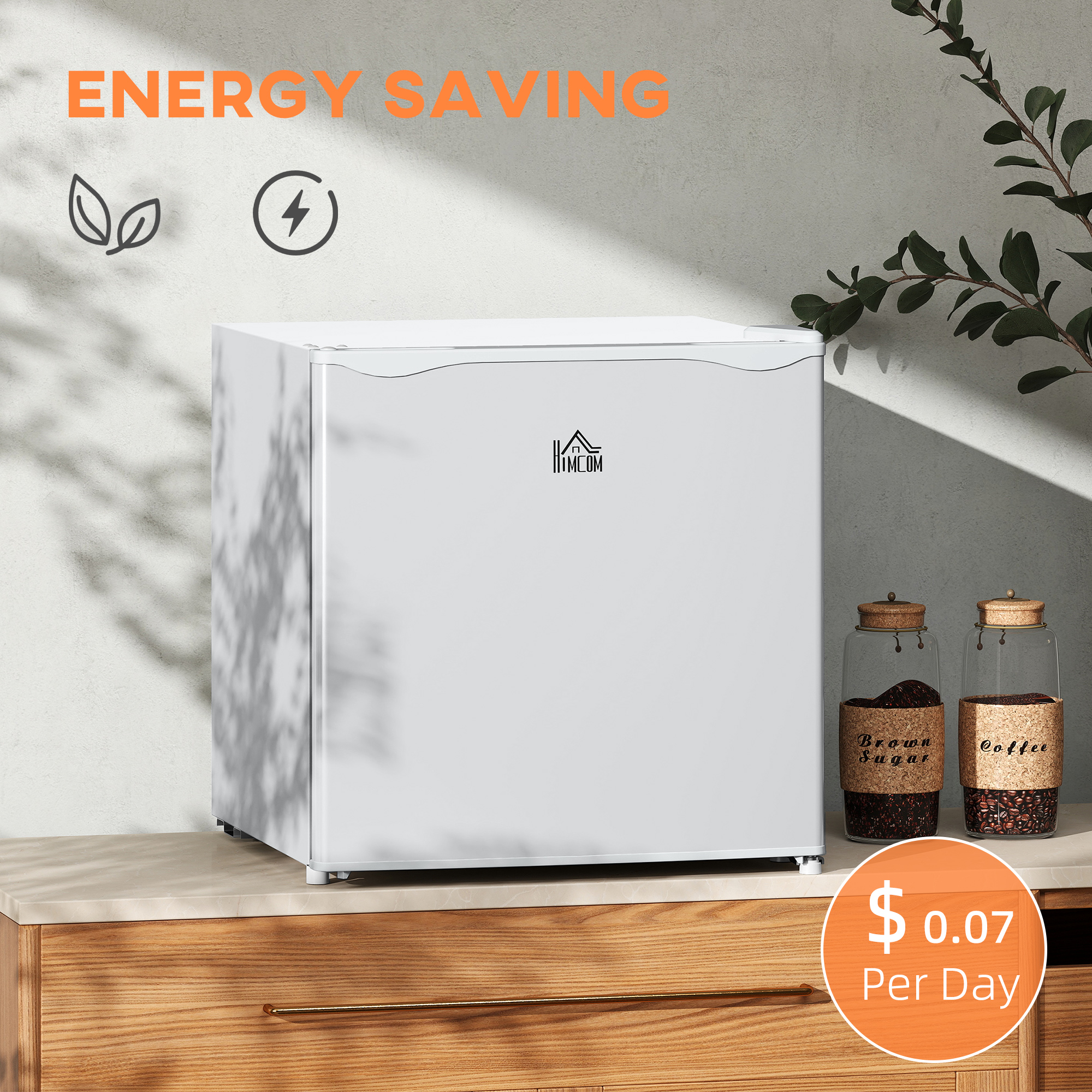  1.1 Cu.Ft Countertop Mini Freezer, Compact Upright Freezer with Removable Shelves, White