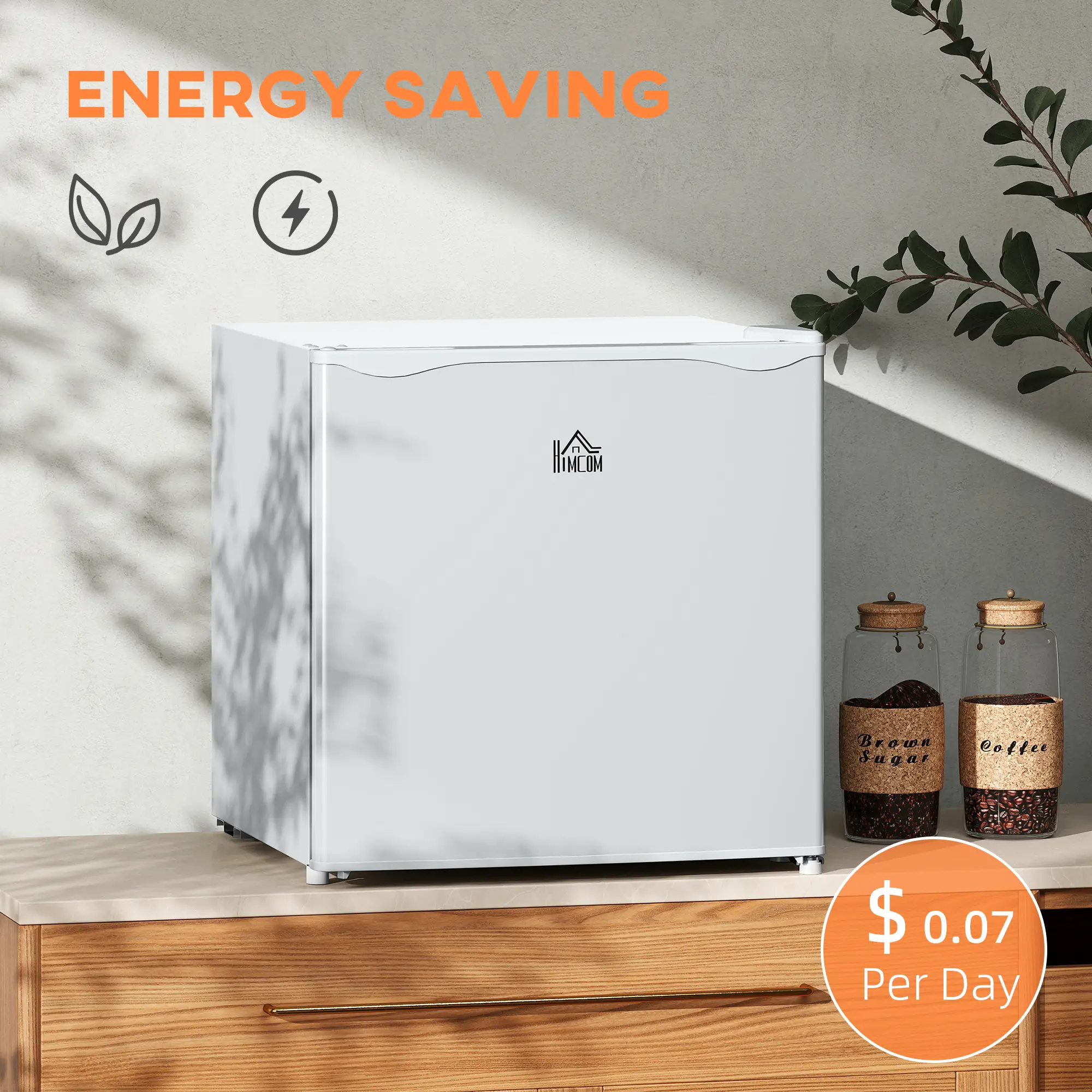 1.1 Cu.Ft Countertop Mini Freezer, Compact Upright Freezer with Removable Shelves, White