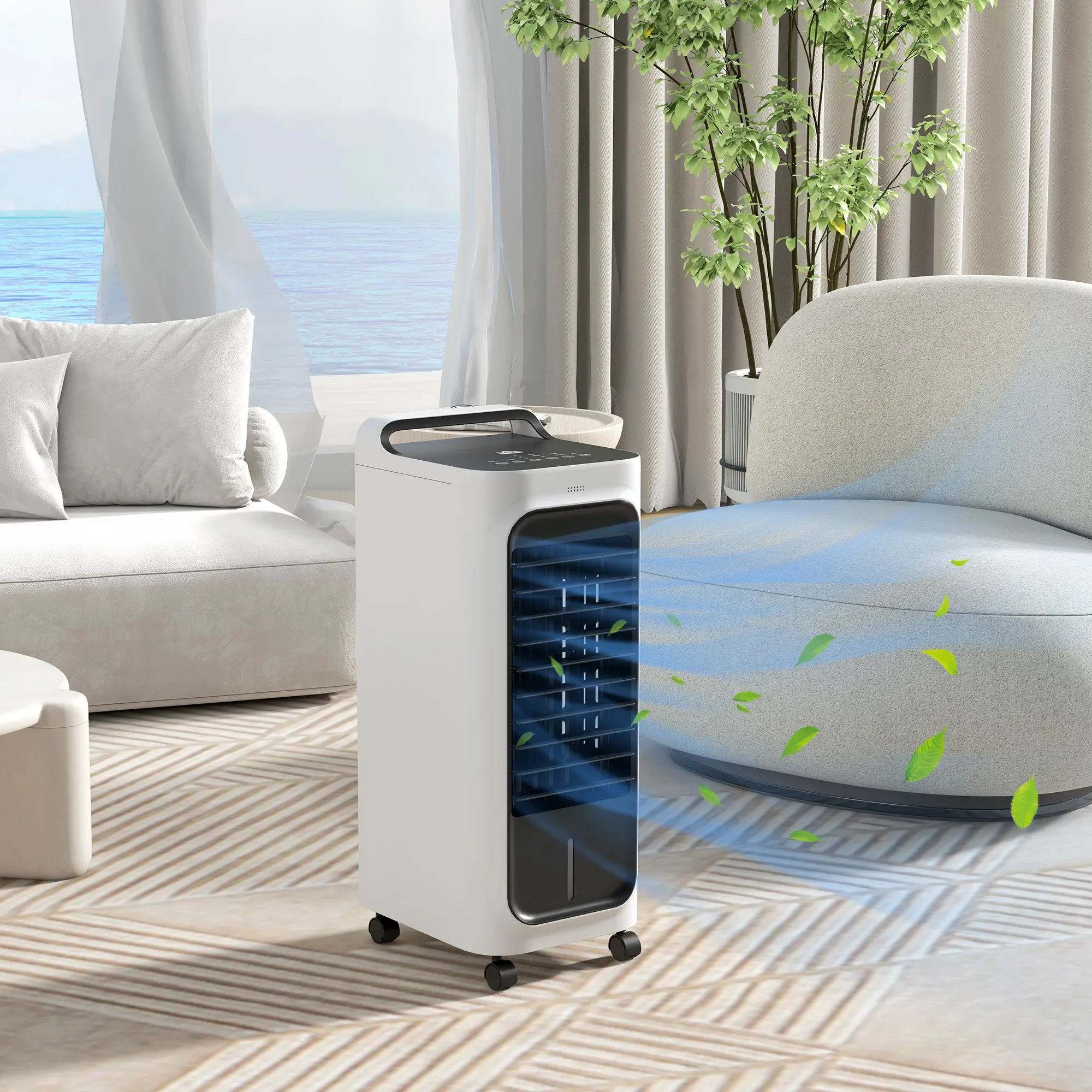 Room Air Cooler with Ice Packs, Cooling