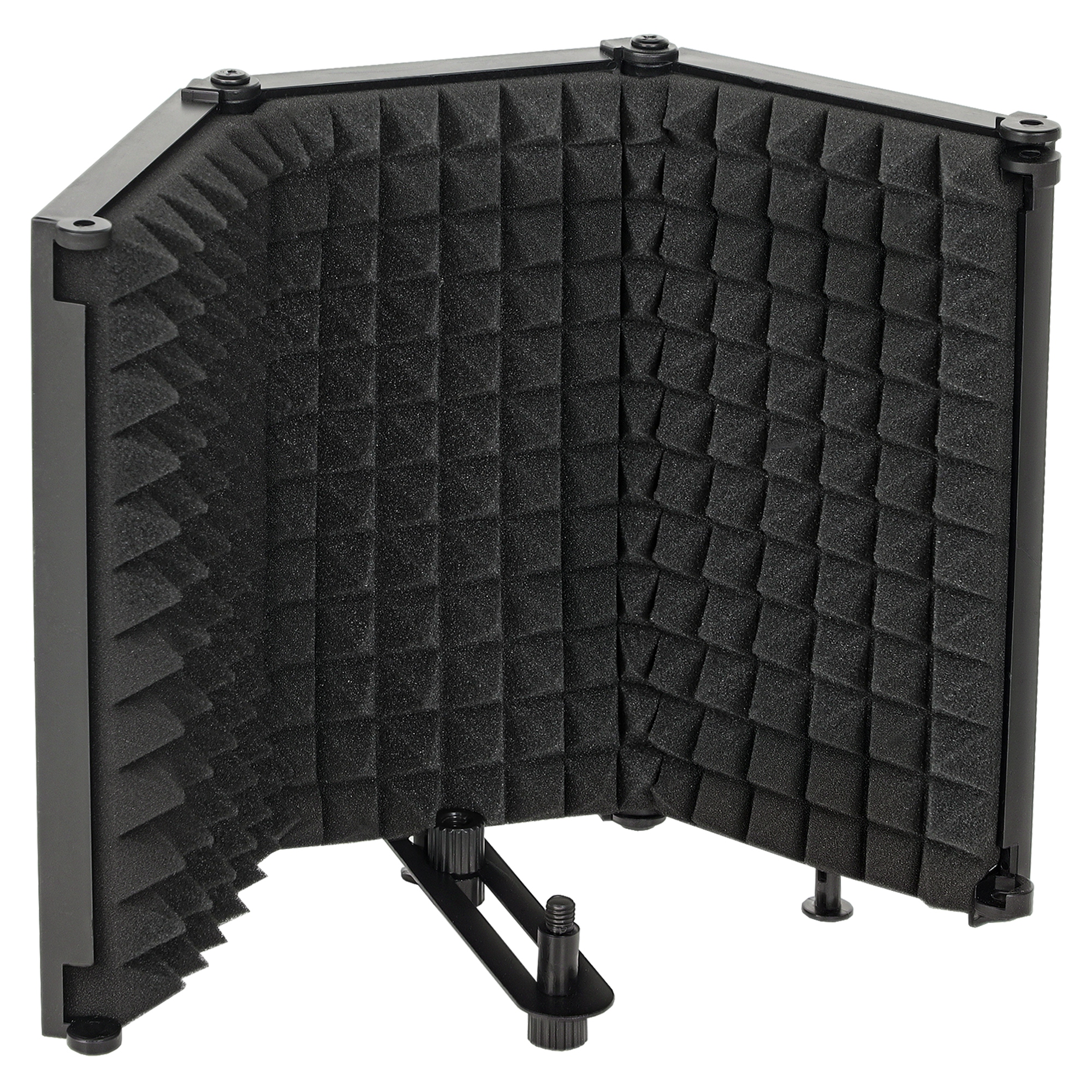 Studio Microphone Isolation Shield, Foldable Adjustable Recording Equipment — image 2