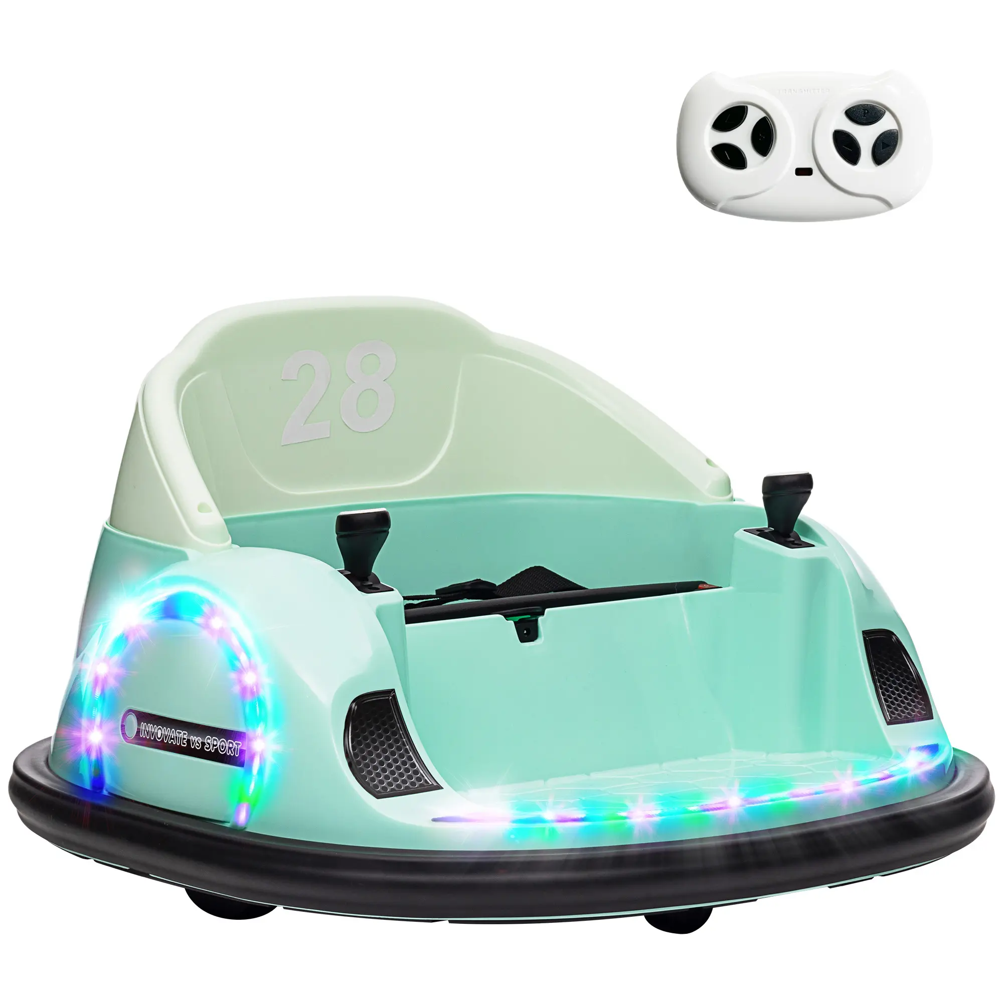 360° Rotation Kids Bumper Car, 12V Waltz
