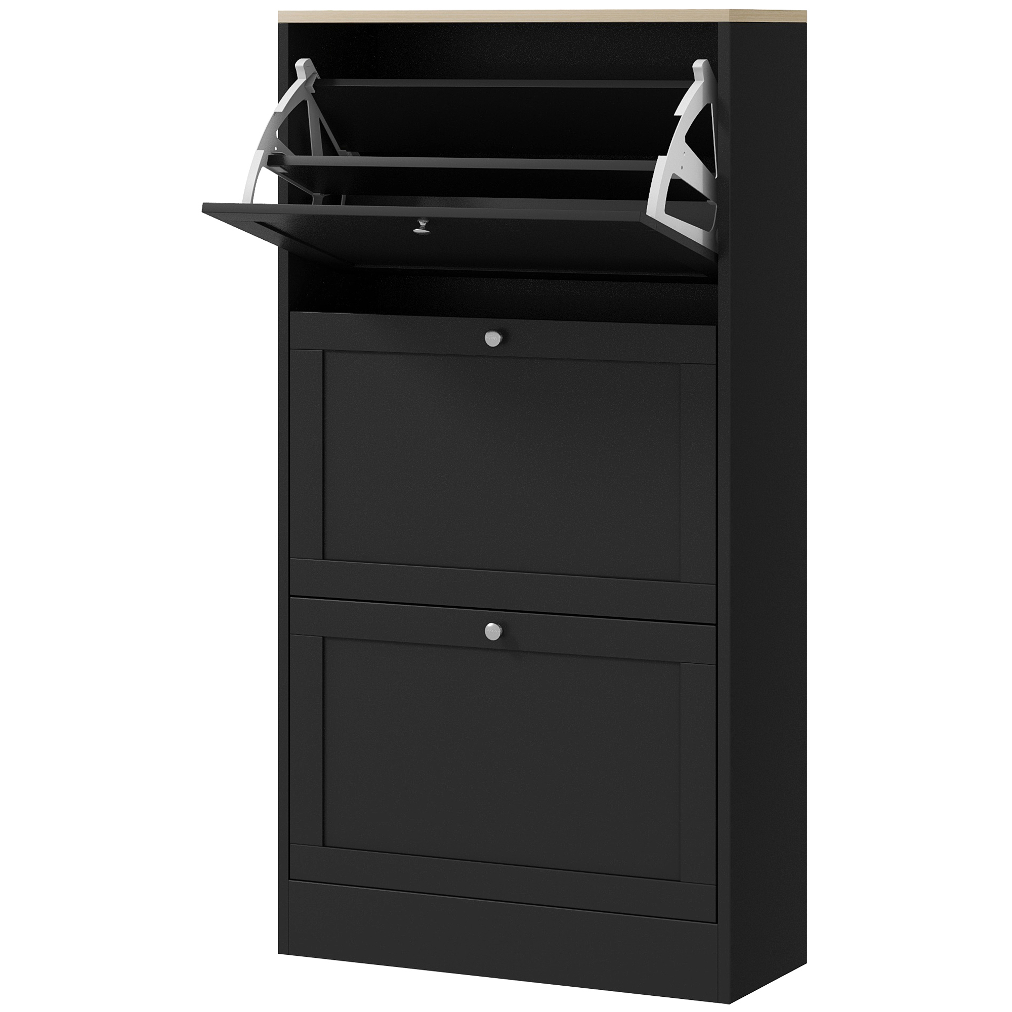 Shoe Storage Cabinet with Flip Drawers, picture 5 of 5