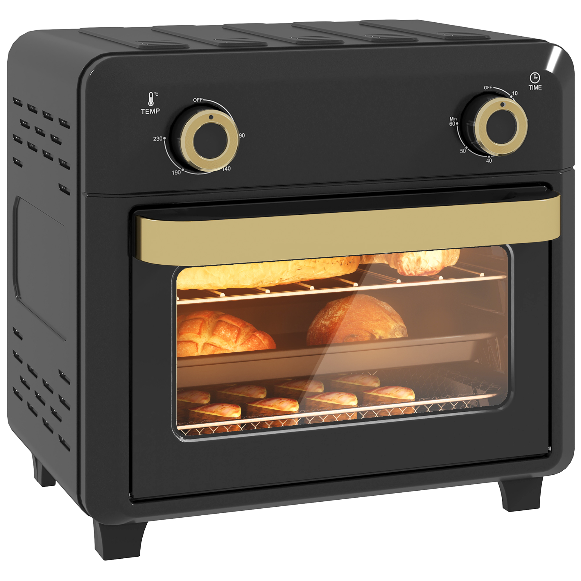 10L Air Fryer Oven, Mini Oil Free Cooking, Grill, Roast, Bake, With Adjustable — image 4