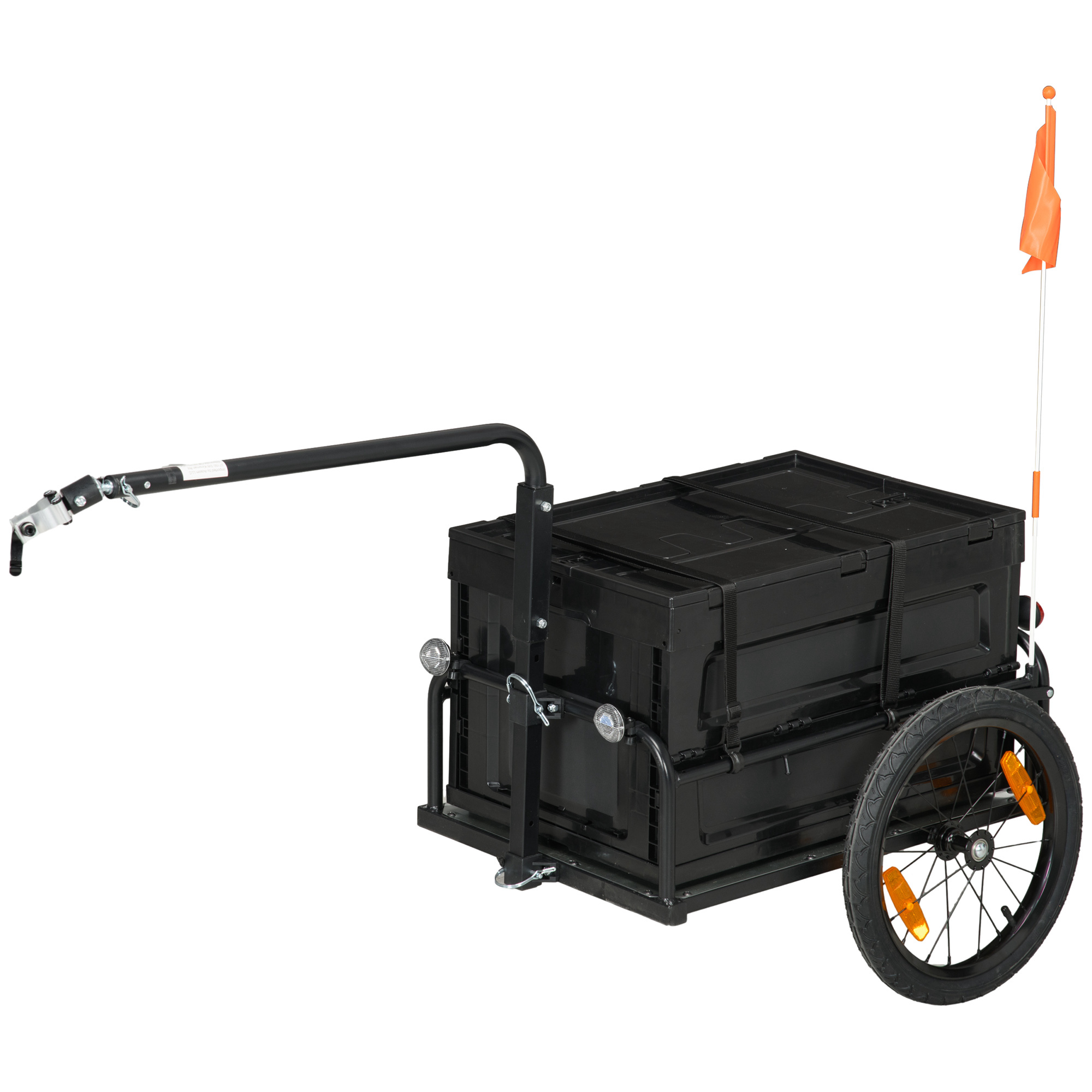 Trailer for Bike — Bicycle Cargo Trailer with Removable Storage