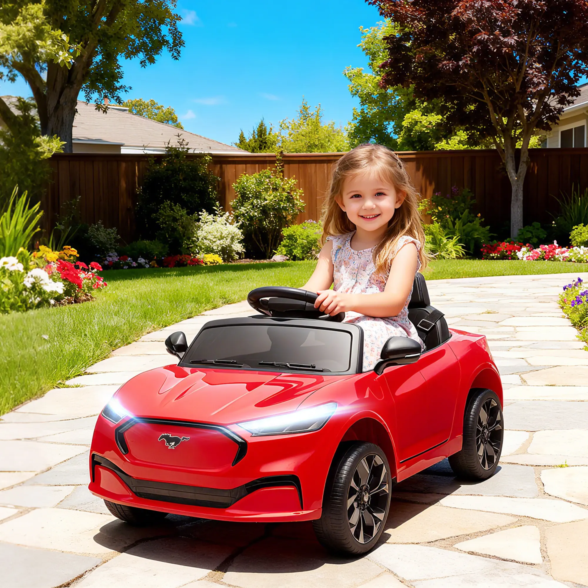 12V Kids Ride On Car, Licensed Ford