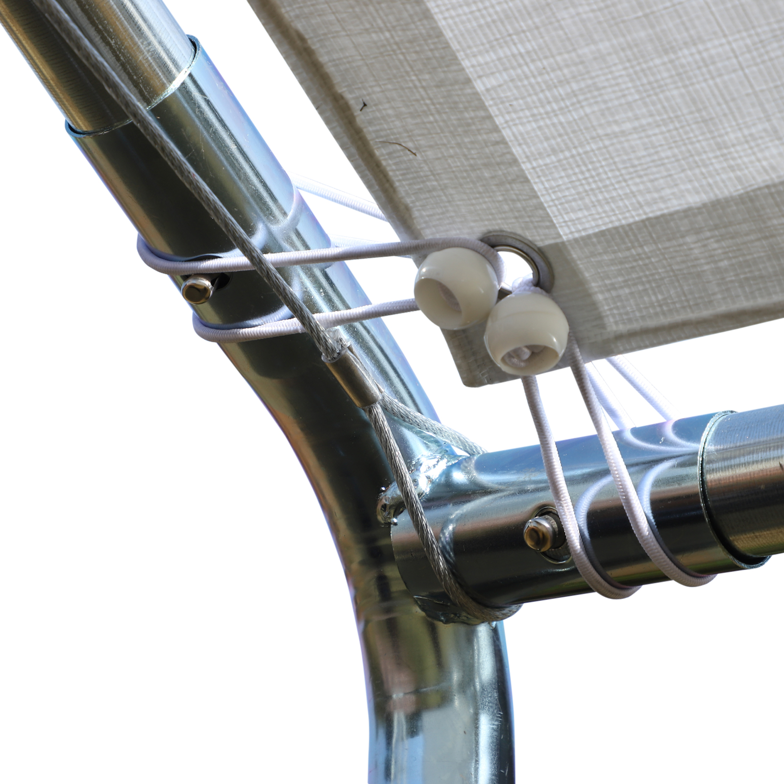 9.6′ x 19.5′ Carport Heavy Duty Galvanized Car Canopy w/ Included Anchor Kit, 3 Reinforced Steel Cables, White