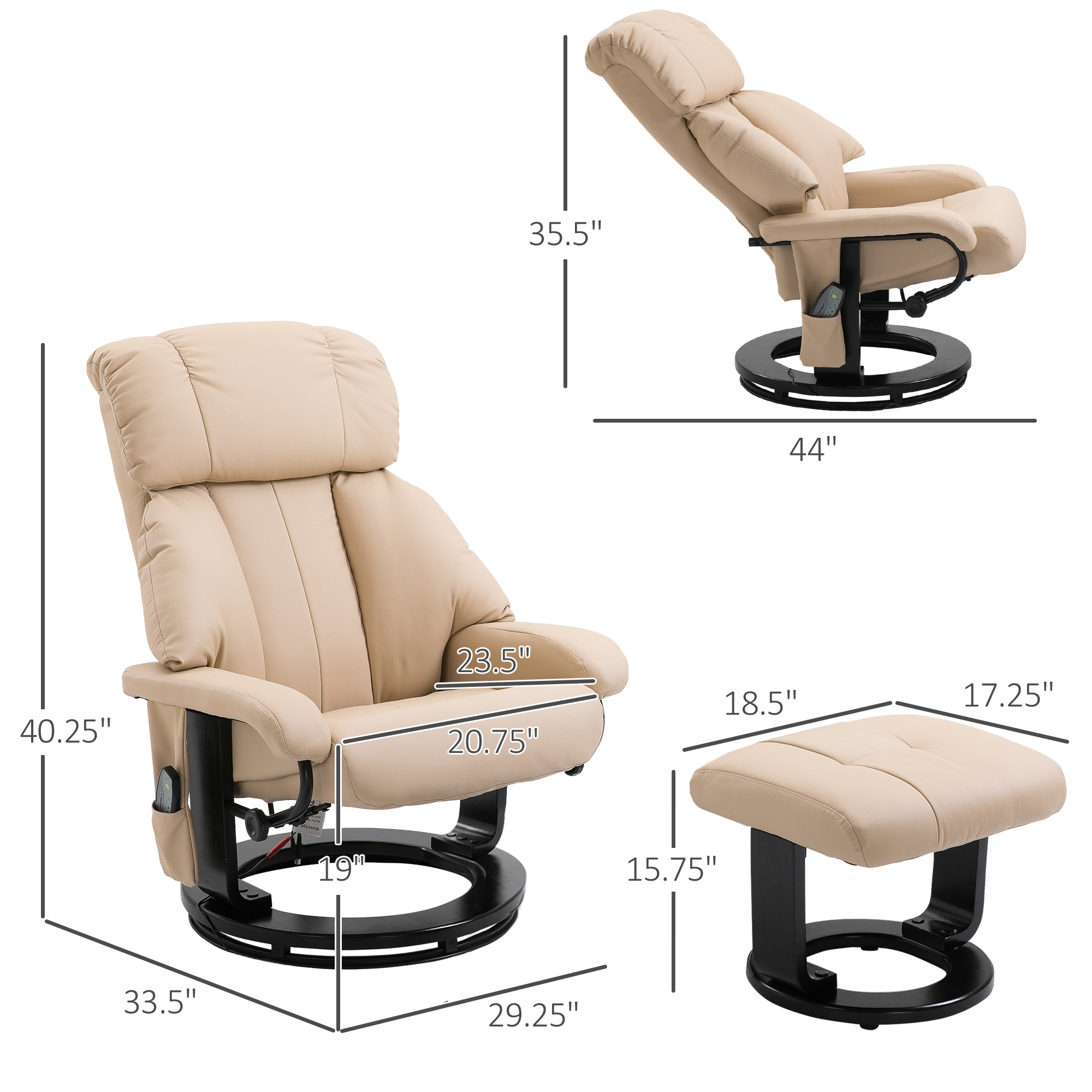 10-Point Massage Recliner Chair — photo 8