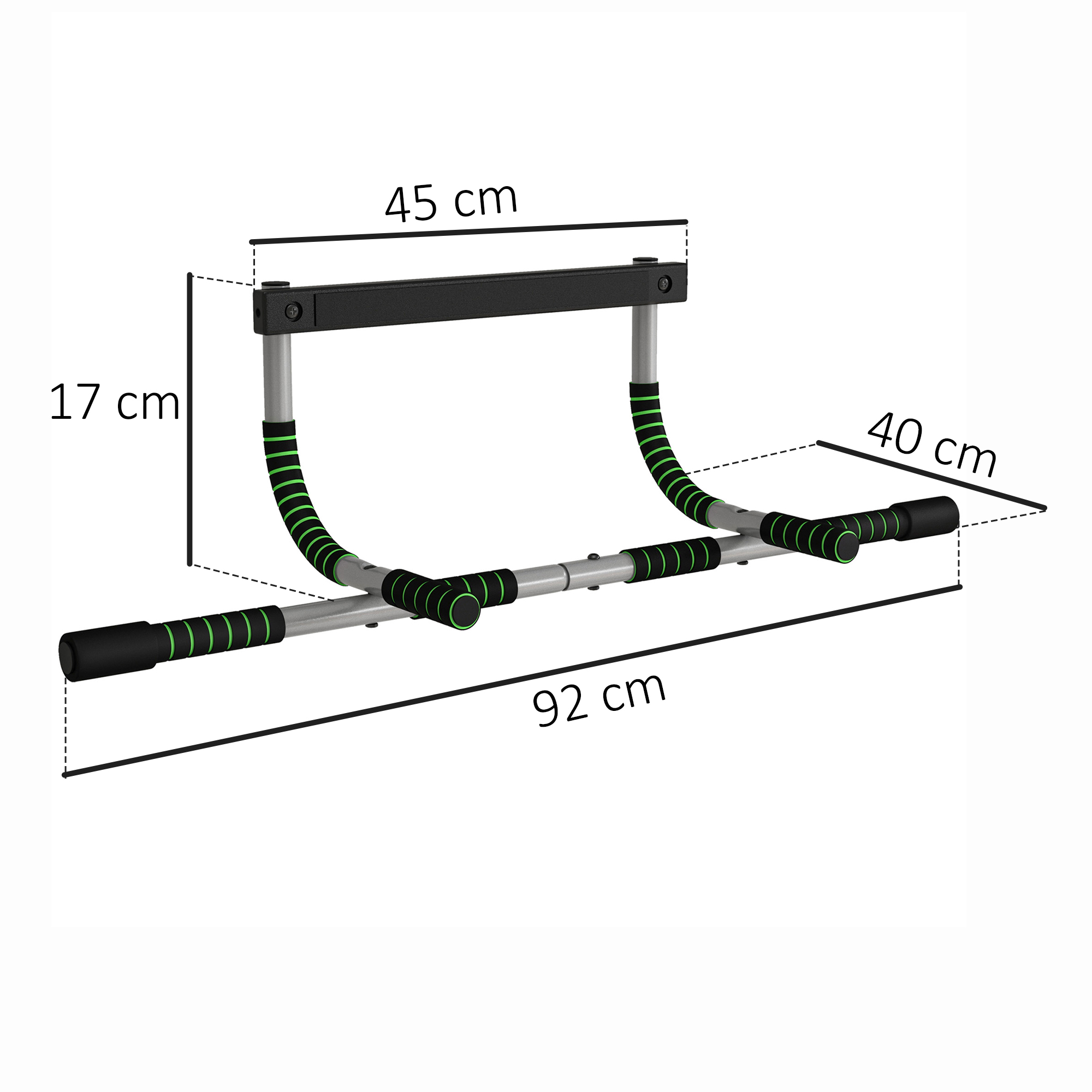 Doorway Pull Up Bar, Door Frame Chin Up Push Up For Home Gym Upper Body — image 5