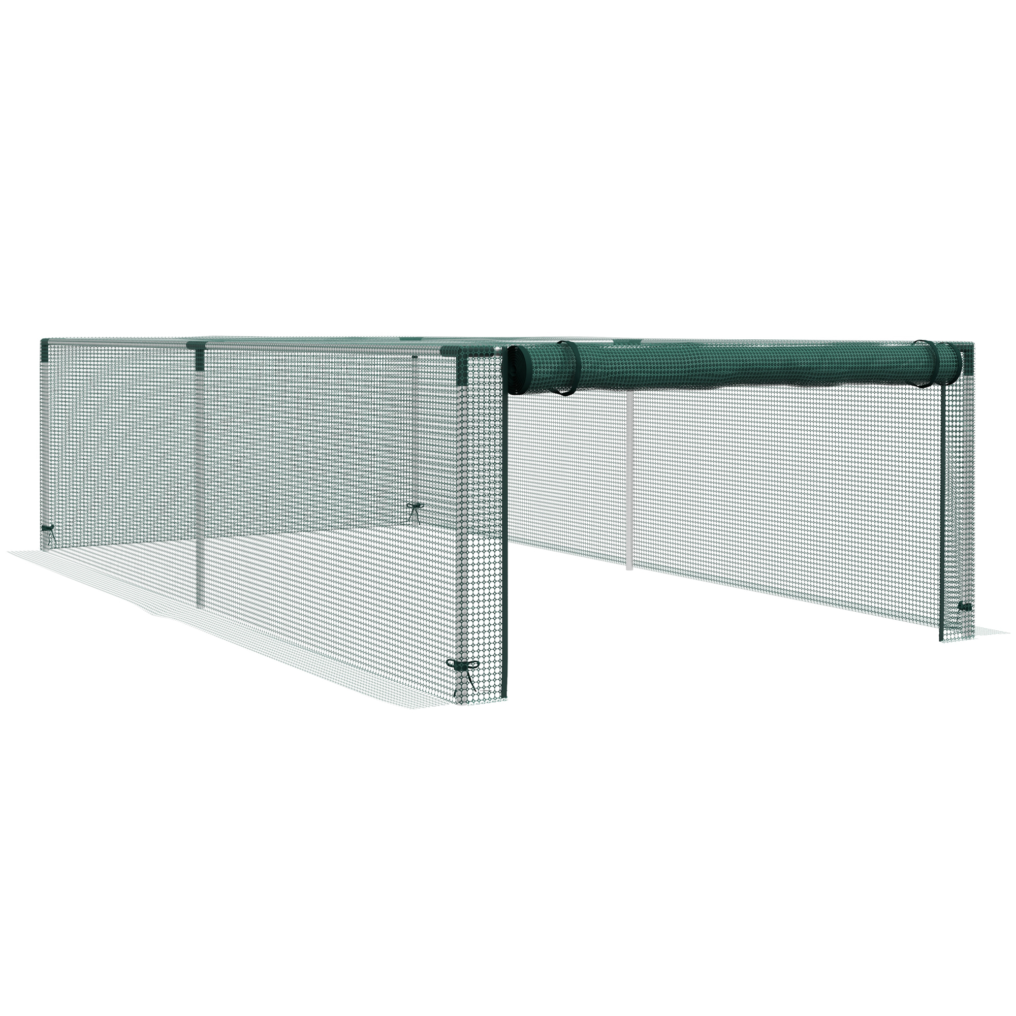 8' X 4' Plant Protection Cage, With Door, Green