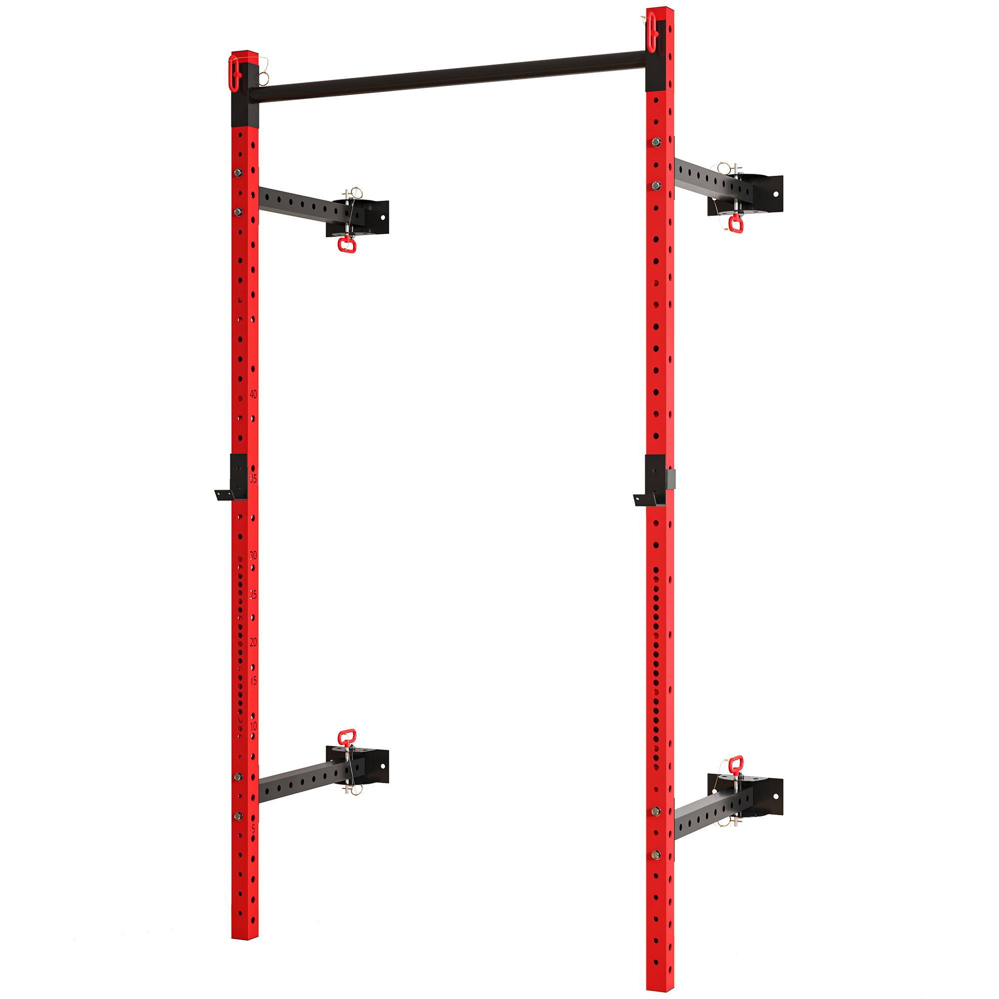 Folding Squat Rack with Pull Up Bar