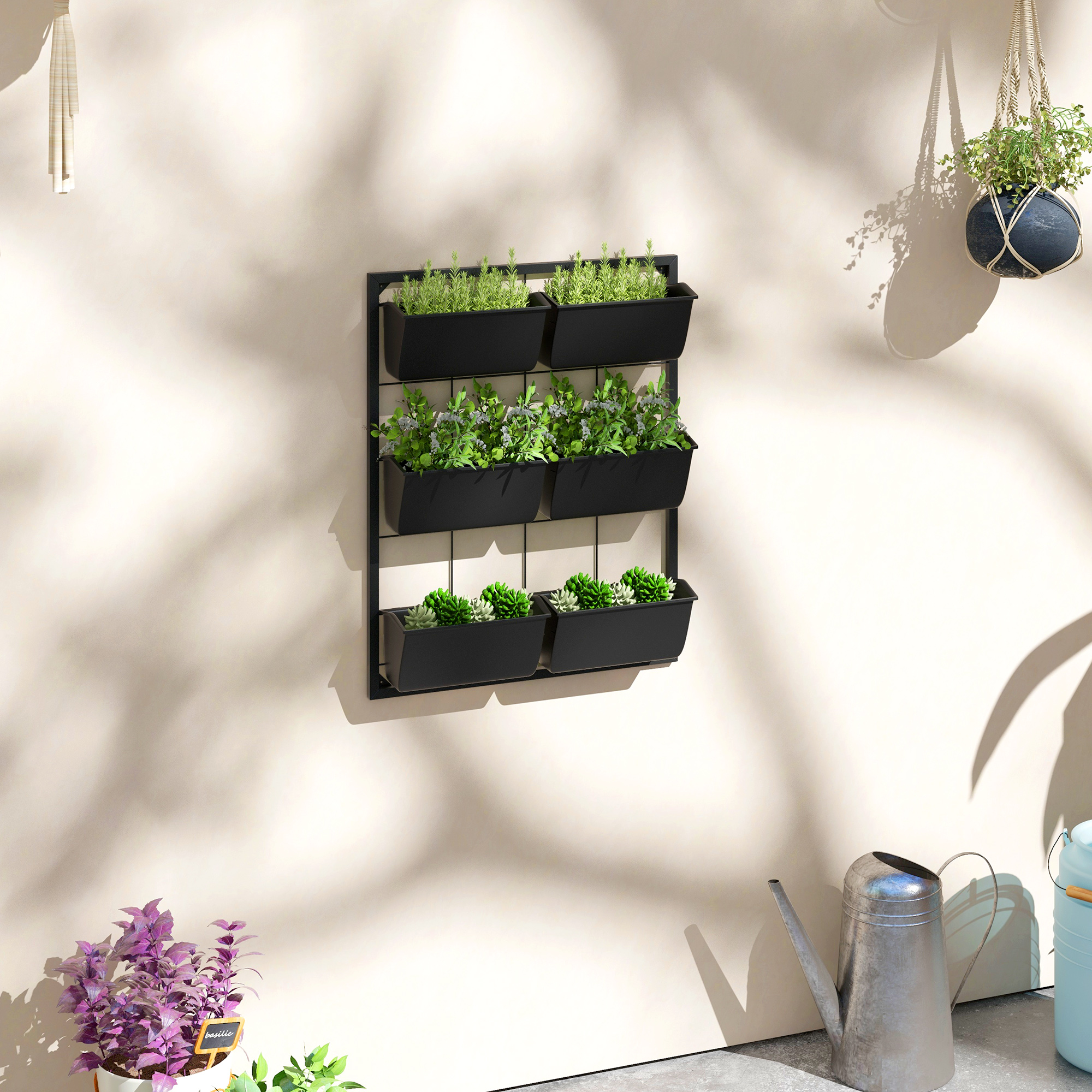 3-Tier Hanging Wall Planter