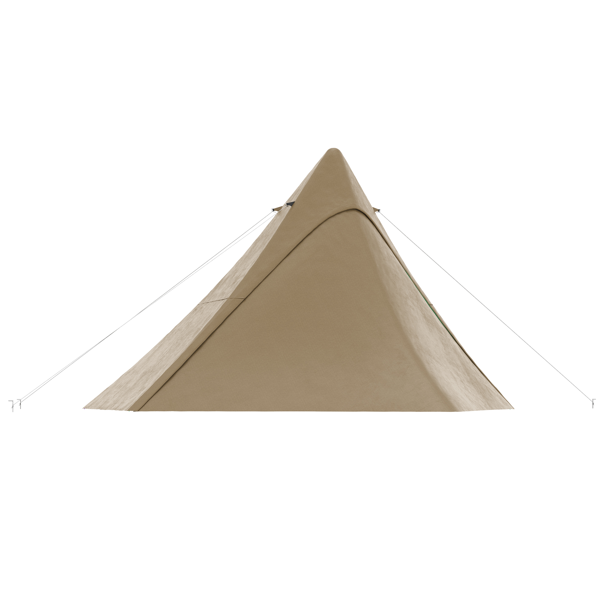 15.4’x15.4’x8.5′ Teepee Tent, Waterproof Camping Tent with Porch Area, Floor and Carry Bag, for 2-3 Person Outdoor Backpacking Camping Hiking, Coffee