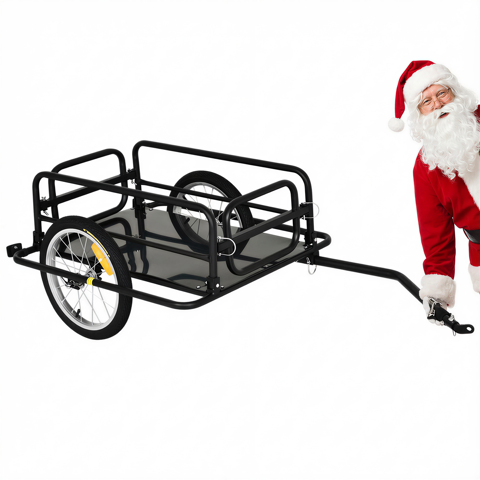 Bike Trailer — Foldable Bicycle Trailer with16 Inch Pneumatic