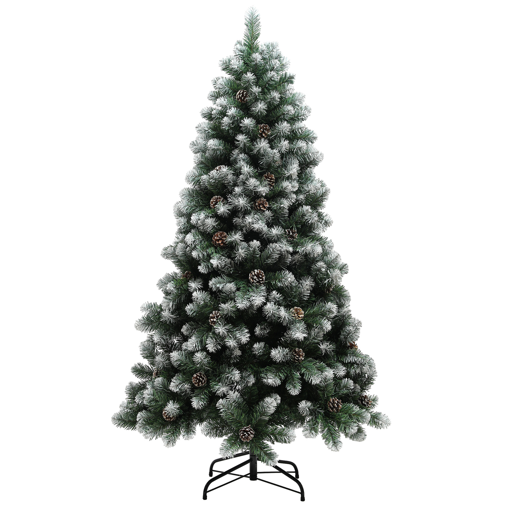 6ft Snow-Dipped Artificial Pine Christmas Tree — image 2