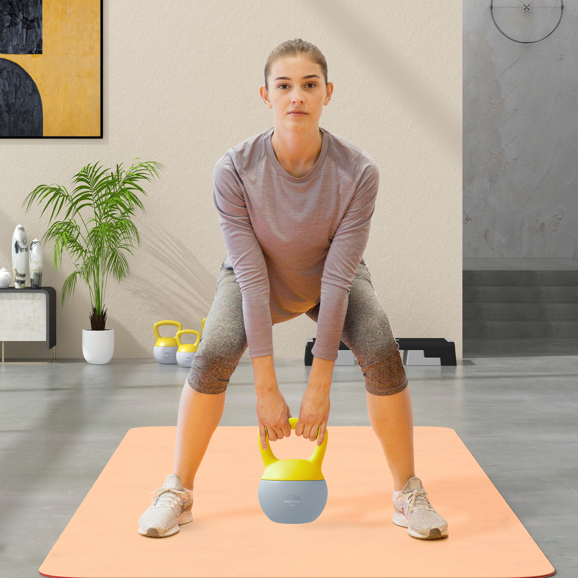SPORTNOW 6KG Soft Kettlebell, With Non-Slip Handle For Home Gym, Weight — image 3