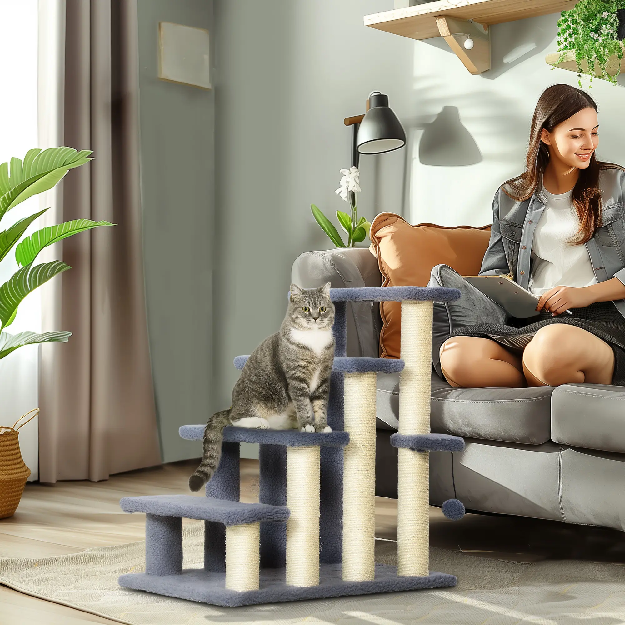 4 Levels Cat Steps