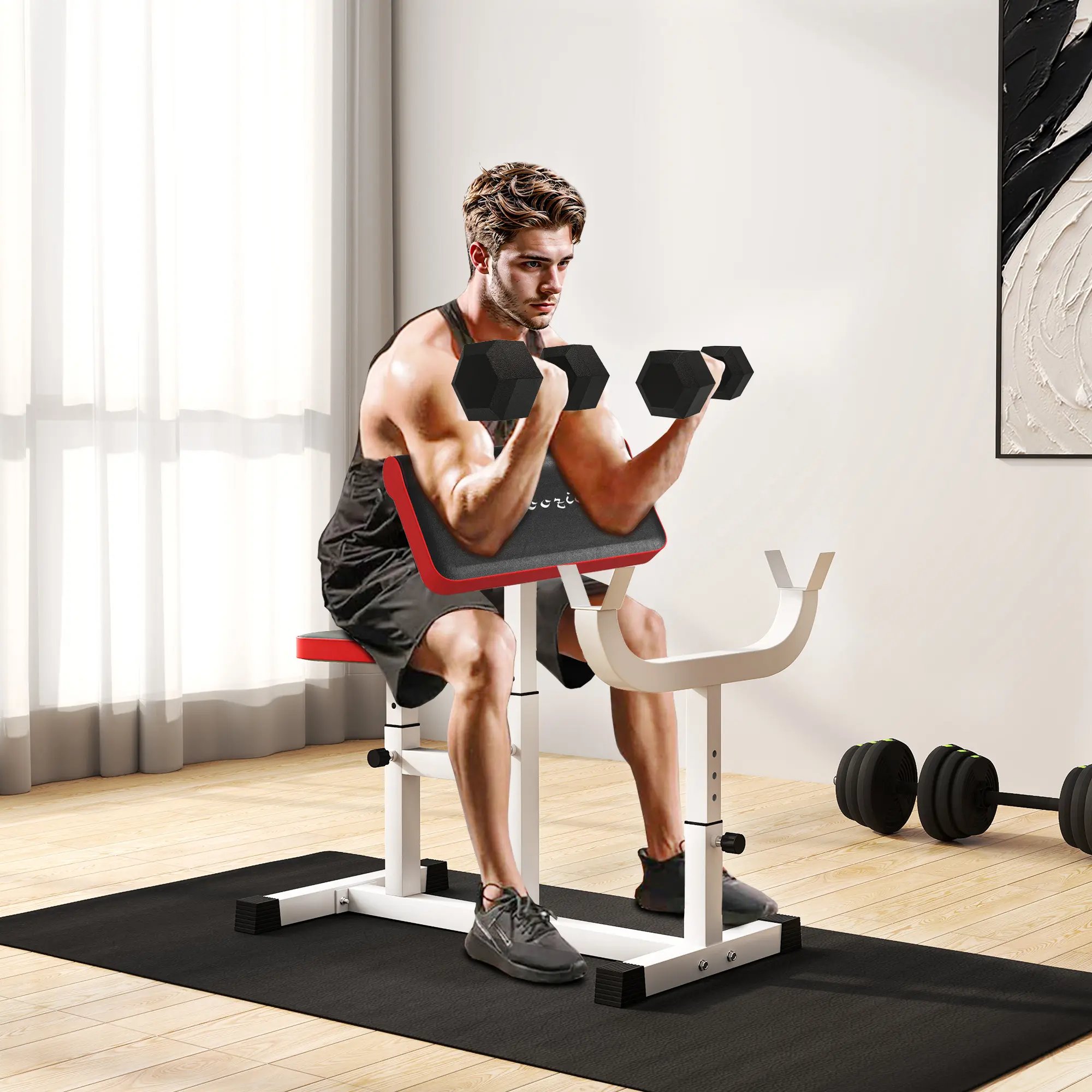 265 LBS Preacher Curl Bench