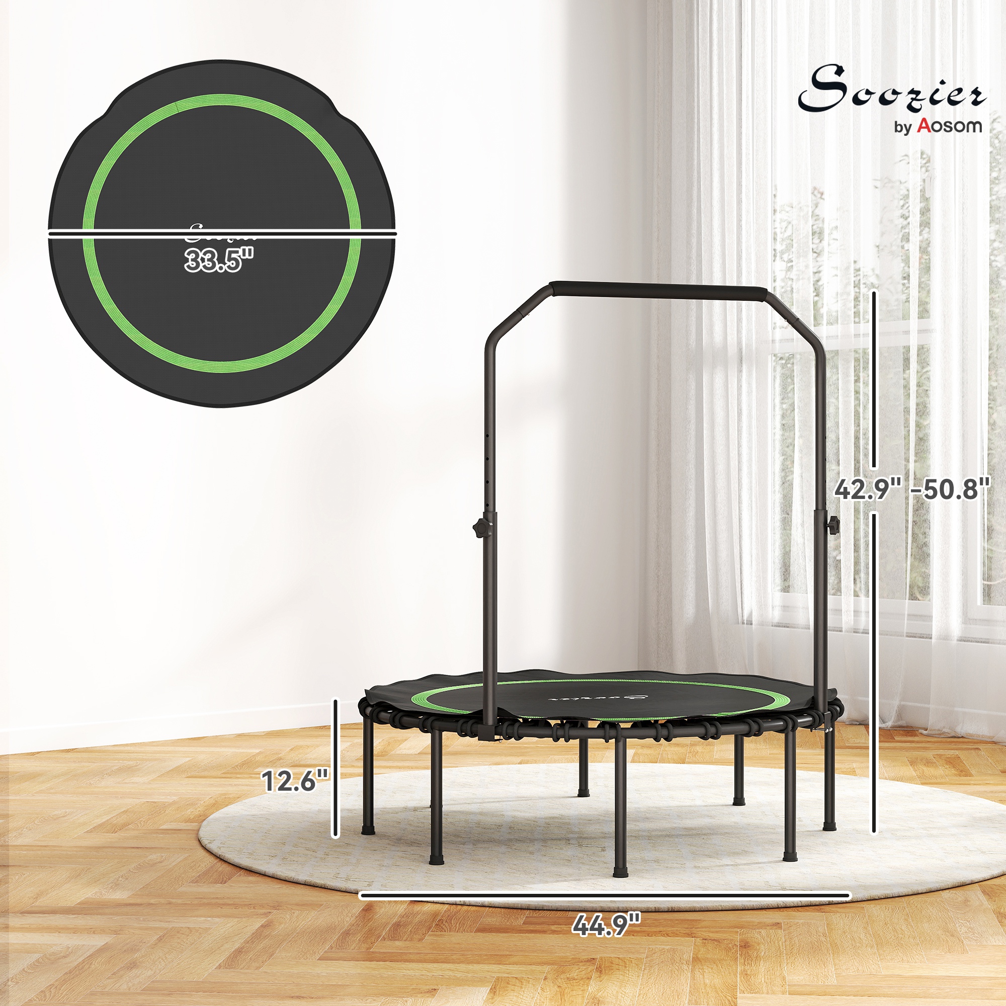 45" Rebounder Trampoline for Adults β photo 3
