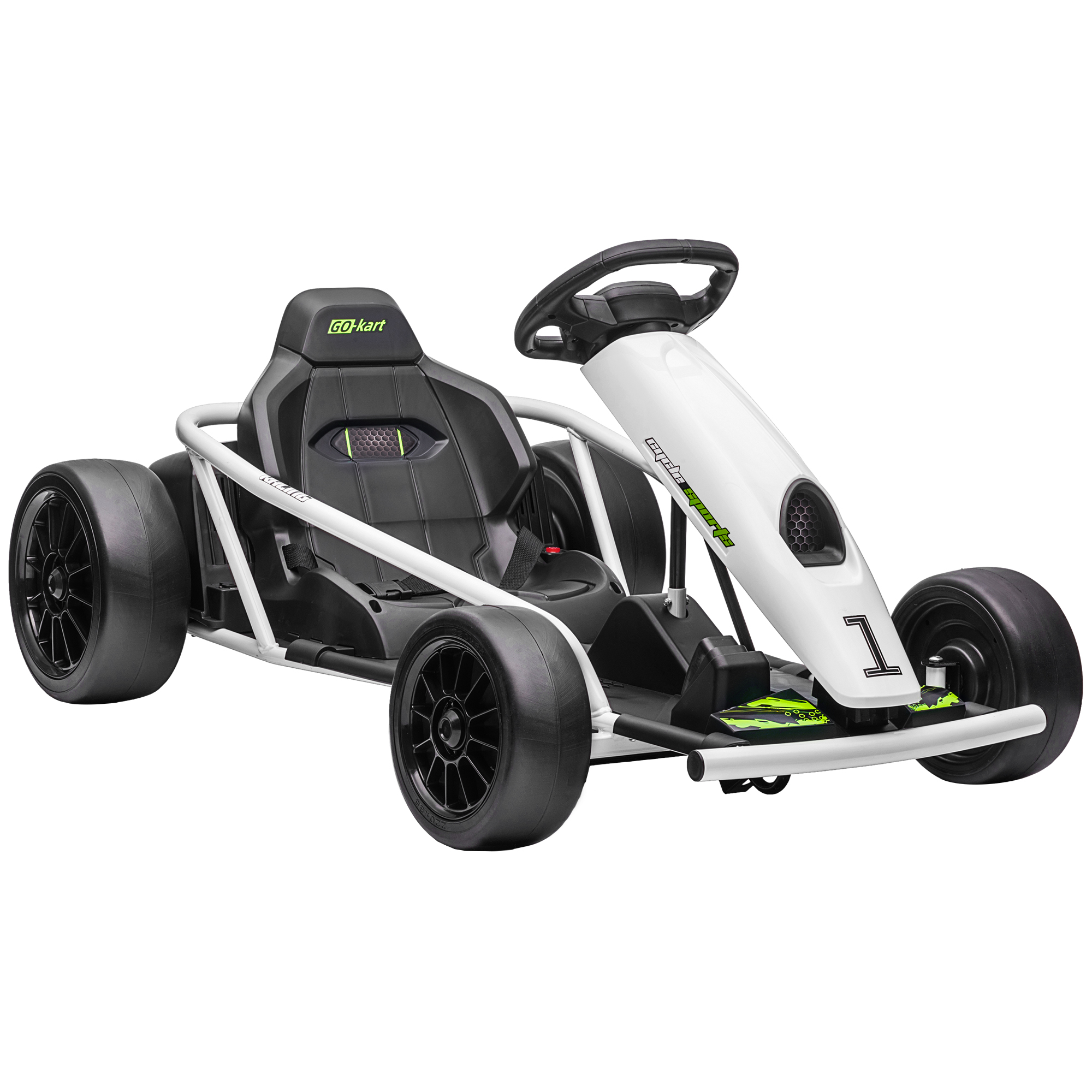 24V Electric Go Kart For Kids, Drift Ride-On Racing Go With 2 Speeds, Boys — image 3