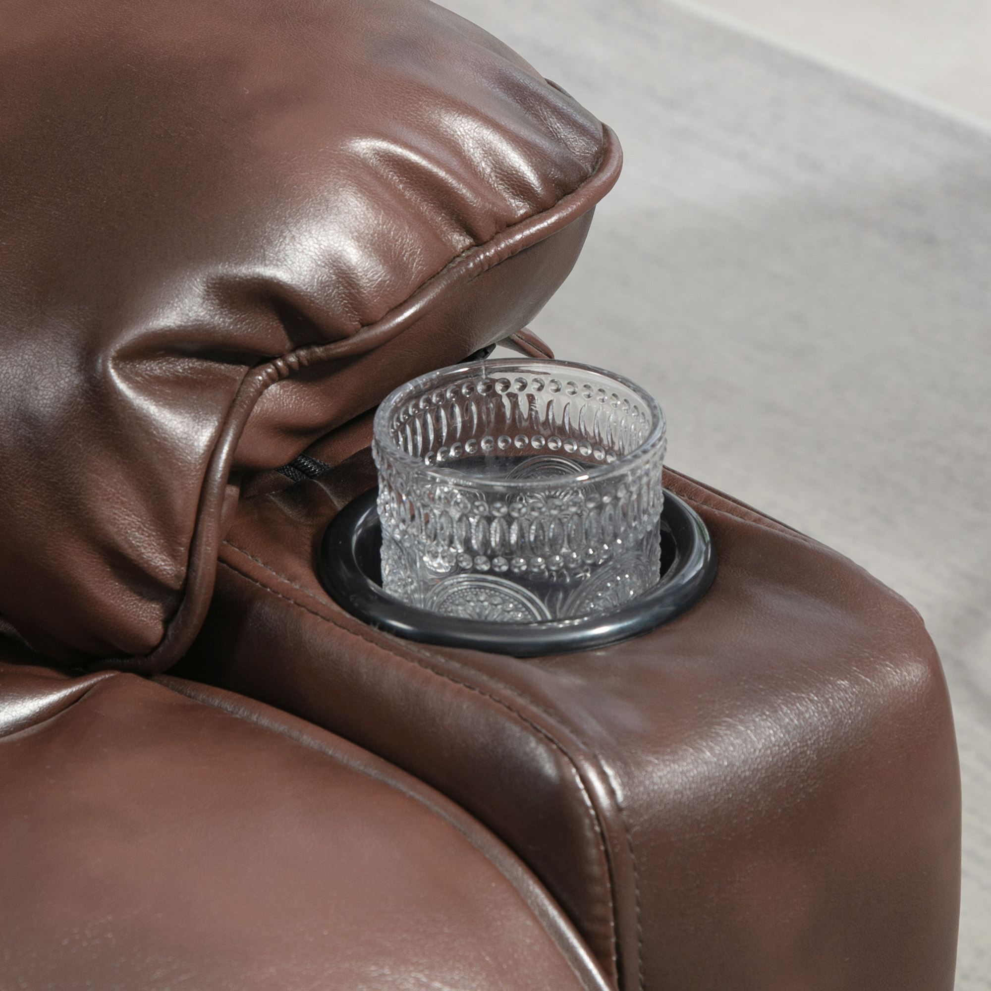 Power Lift Chair for Elderly — Brown view 4