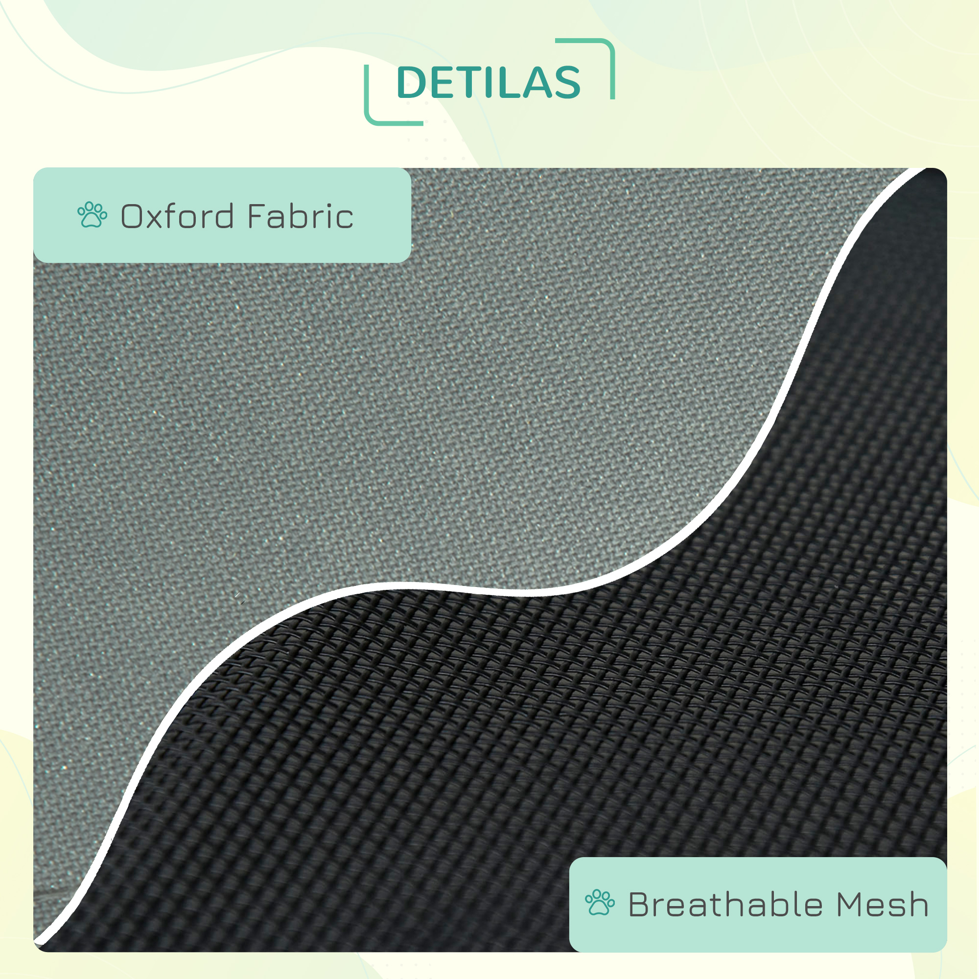  48" x 36" Elevated Portable Dog Cot Cooling Pet Bed with UV Protection Canopy Shade