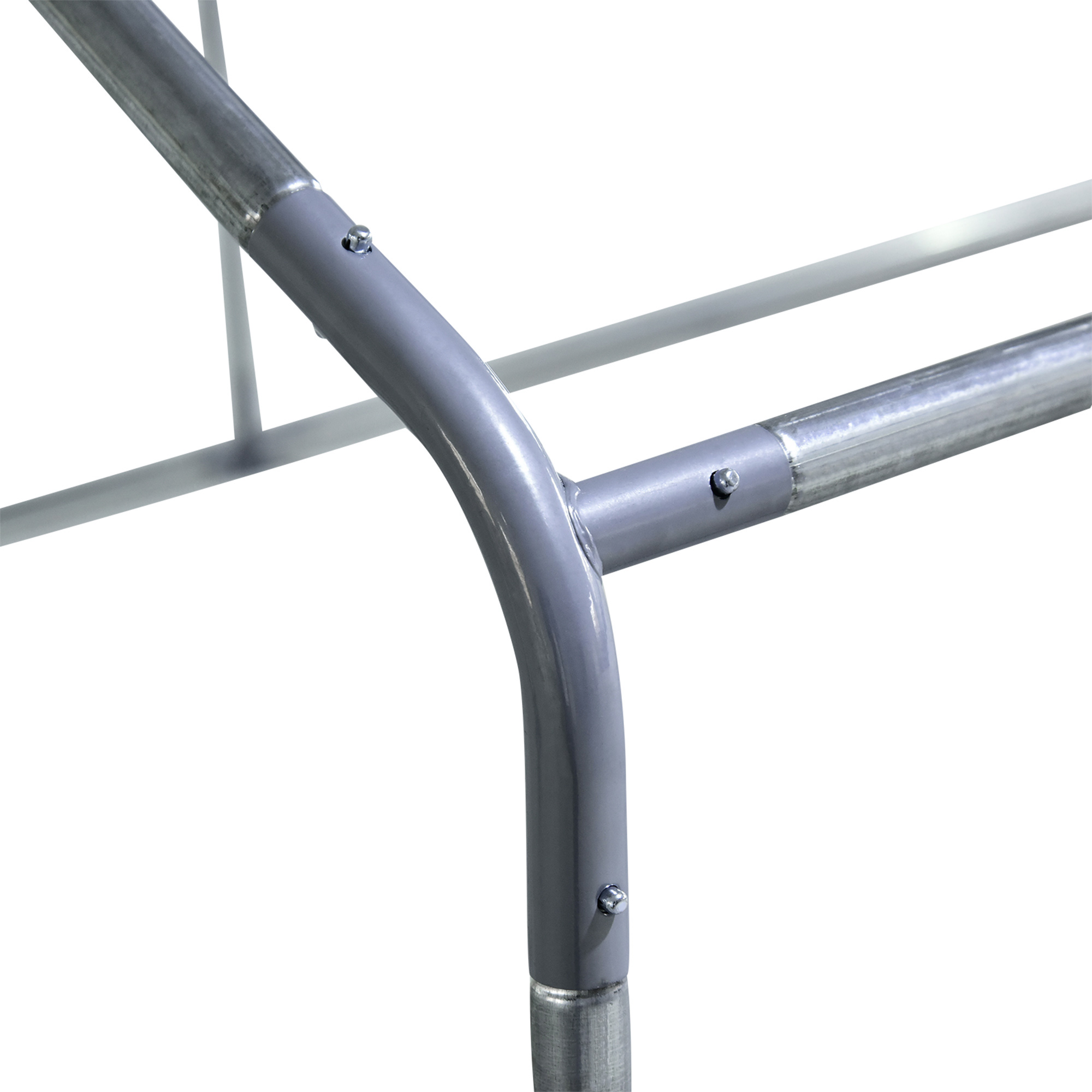  Large Chicken Coop Metal Chicken Run with Waterproof and Anti-UV Cover, Spire Shaped Walk in Fence Cage Hen House for Outdoor and Yard Farm Use, 1" Tube Diameter, 9.8' x 6.6' x 6.6'