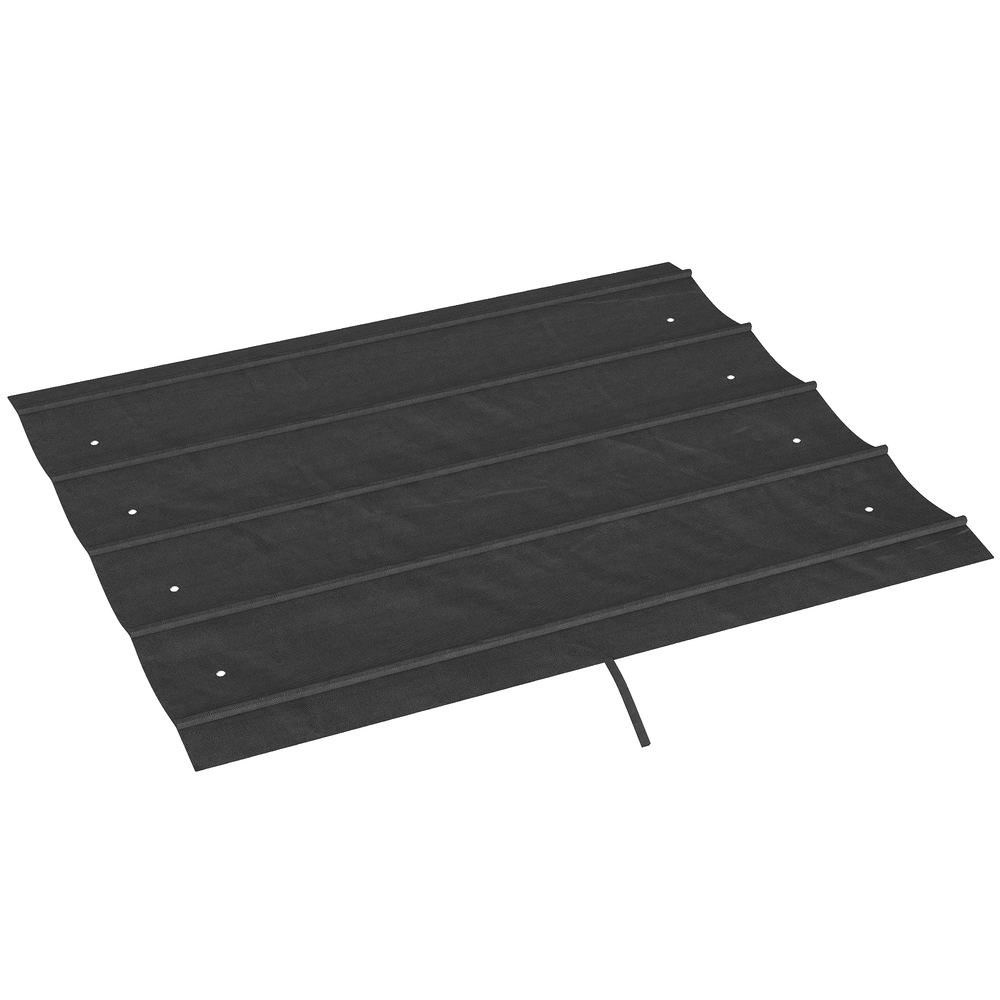 Pergola Cover Roof, 2.86 X 2.45 M Retractable Sun Shade Top For 3 X 2m Frame