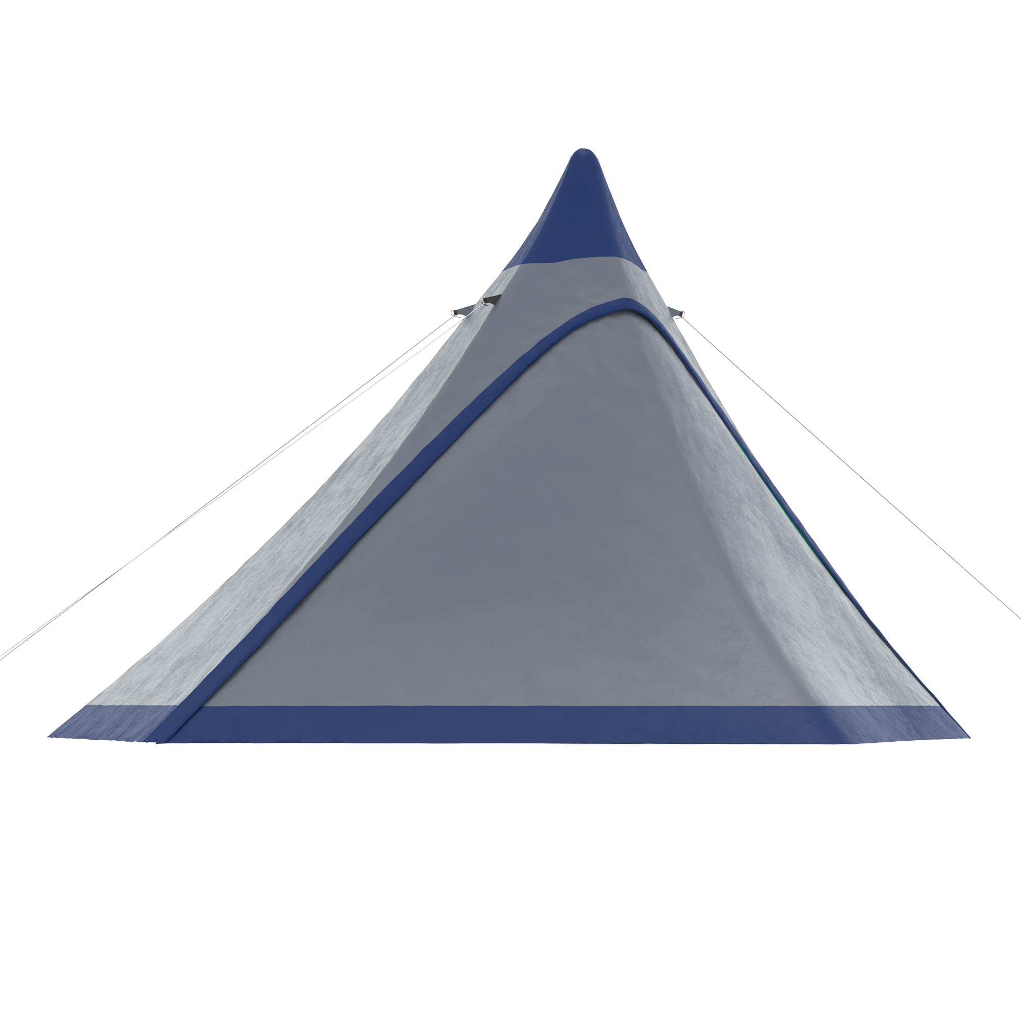 15.4’x15.4’x8.5′ Teepee Tent, Waterproof Camping Tent with Porch Area, Floor and Carry Bag, for 2-3 Person Outdoor Backpacking Camping Hiking, Blue