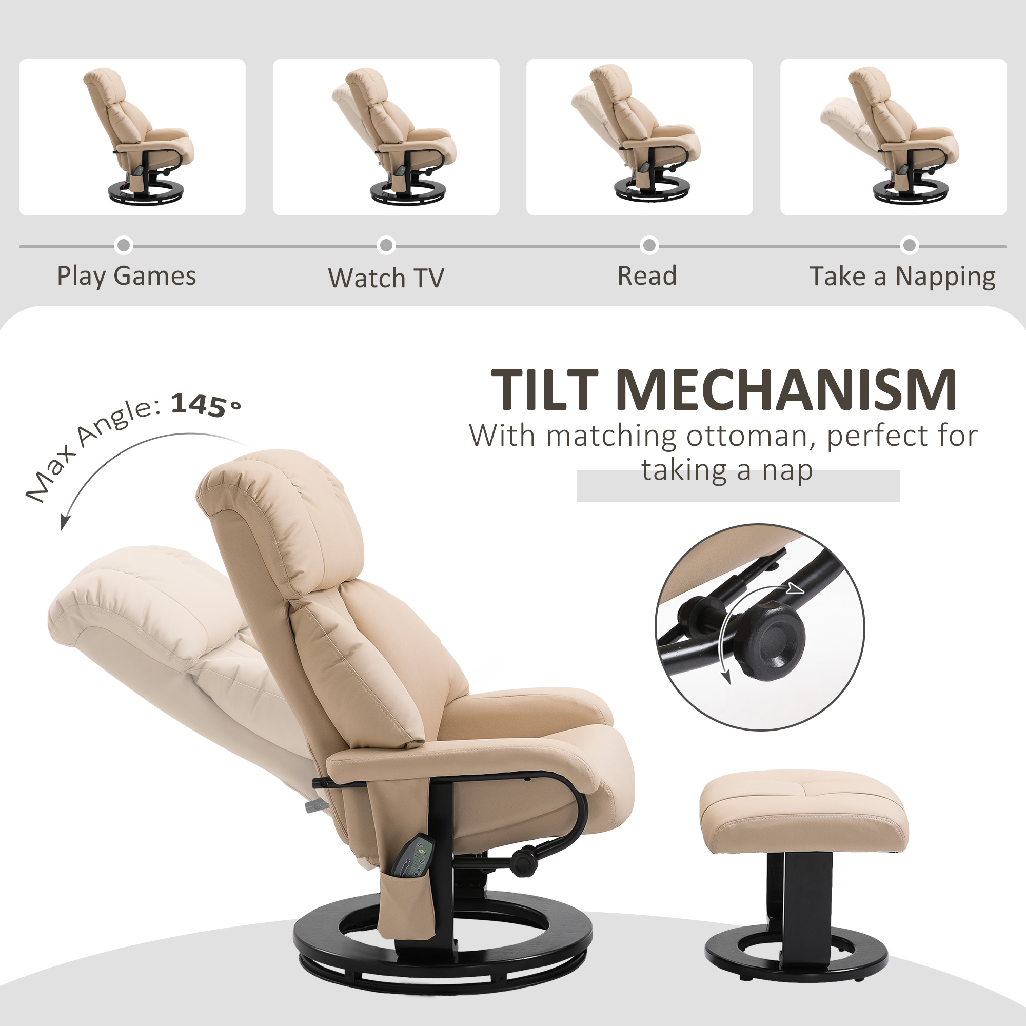 10-Point Massage Recliner Chair — photo 5