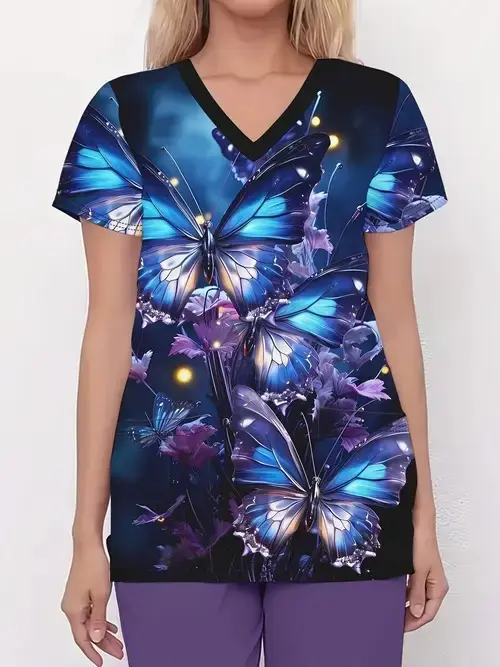 Women's Casual Versatile Highquality Breathable Loose Ladies' Nurse Uniform