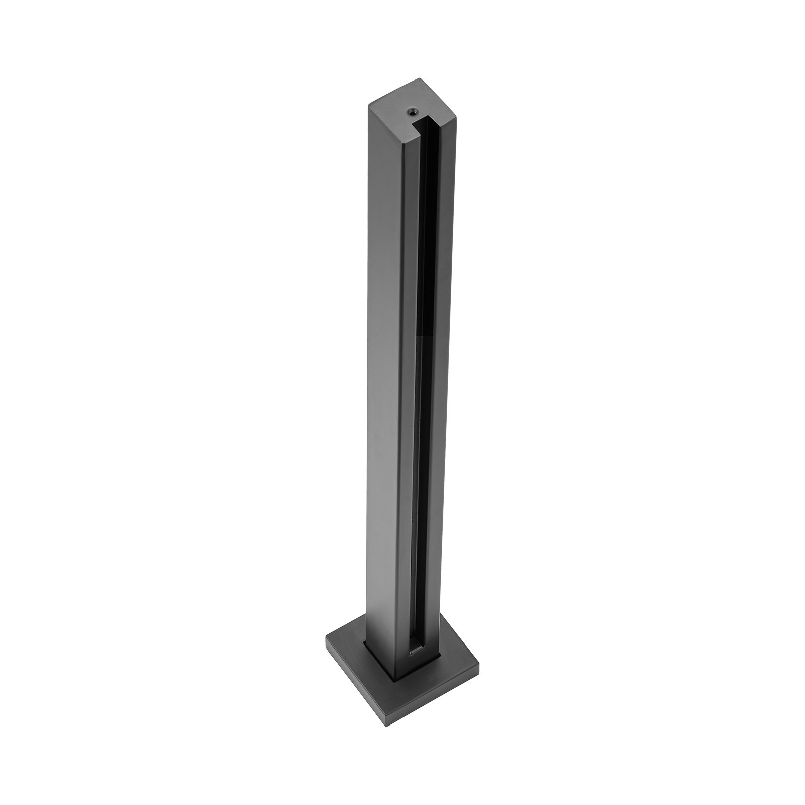Edelstahl-Glasklemmen – 850 mm hohe Geländer für 10–12 mm Sicherheitsglas, geeignet für Balkon, Garten, Terrasse und Treppen, langlebig und poliert_voghion.com