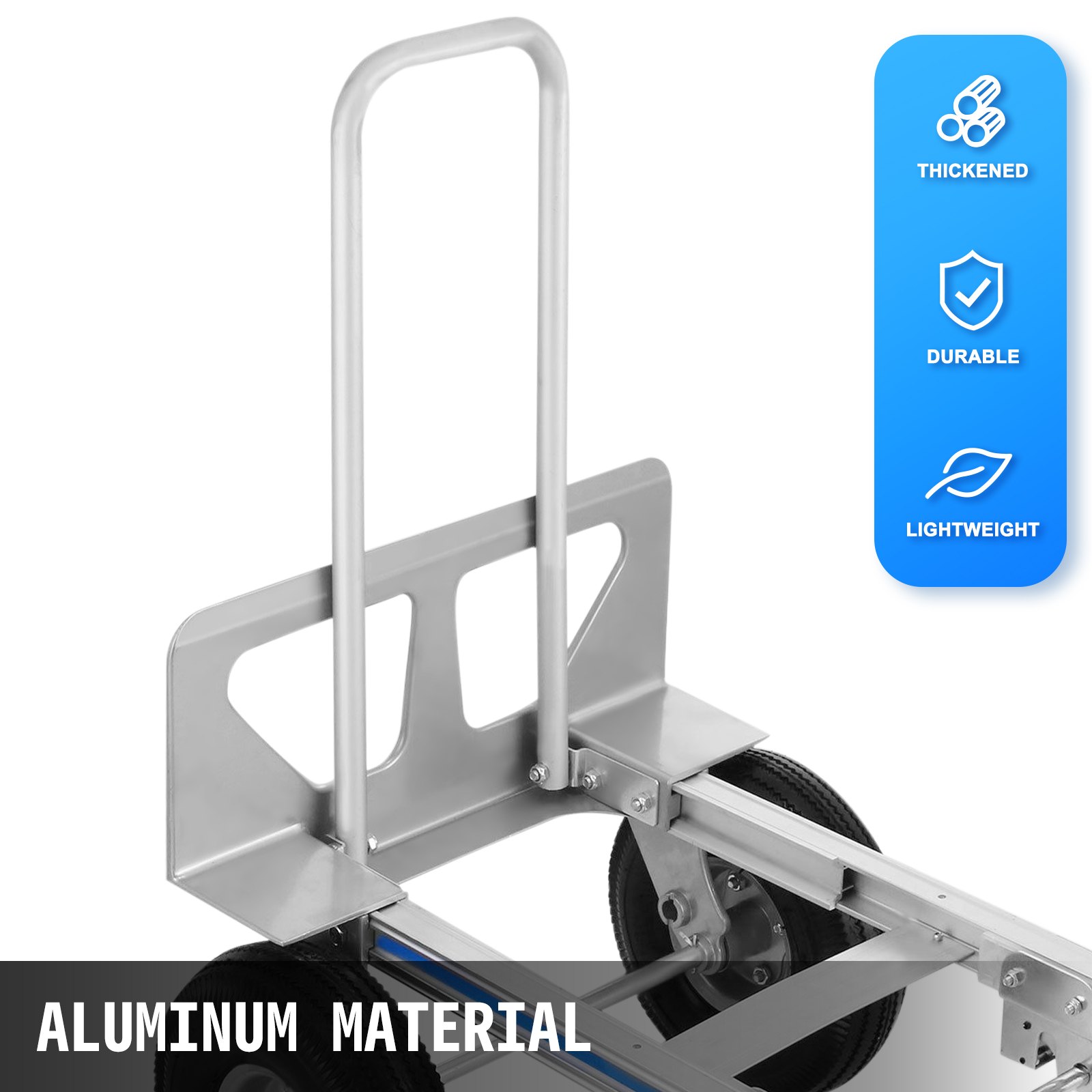 Sackkarre 3-in-1-Aluminium-Klappsack-LKW-Handtrolley-Wagen Auto Strapazierfähig Faltbar