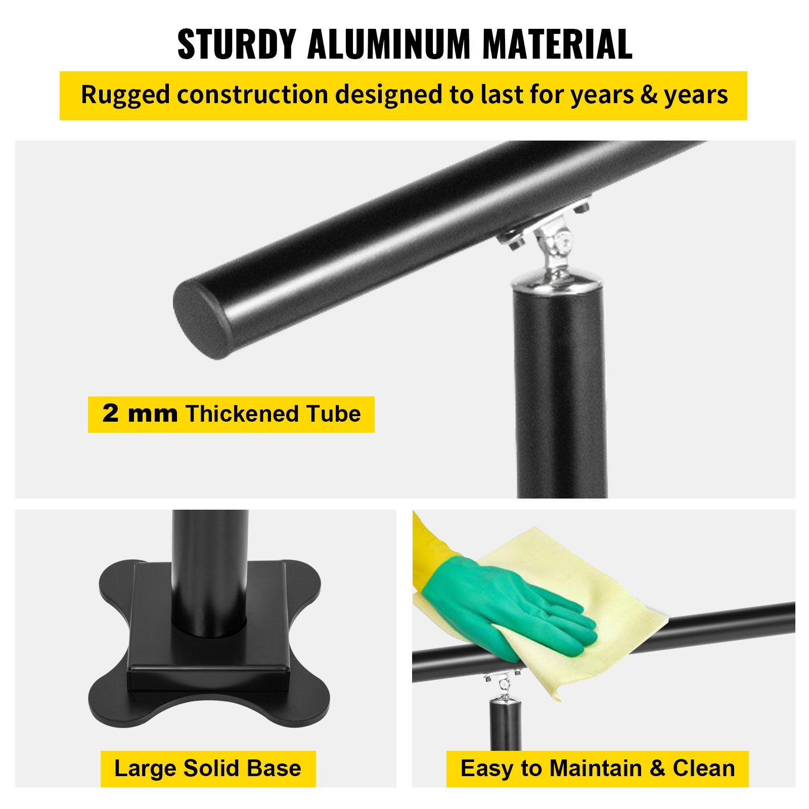 Aluminium Treppengeländer Für Den Hauseingang Schwarz_voghion.com