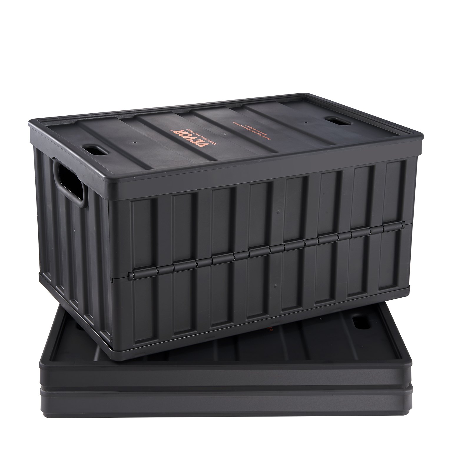 3er-Set 65L Profi Klappbox Aus PP Transportbox Mit Deckel Faltbarer Aufbewahrungsbox Mit Handgriff Stapelbare Kisten Storage Box Faltboxen Stapelboxen Für Aufbewahrung & Transport