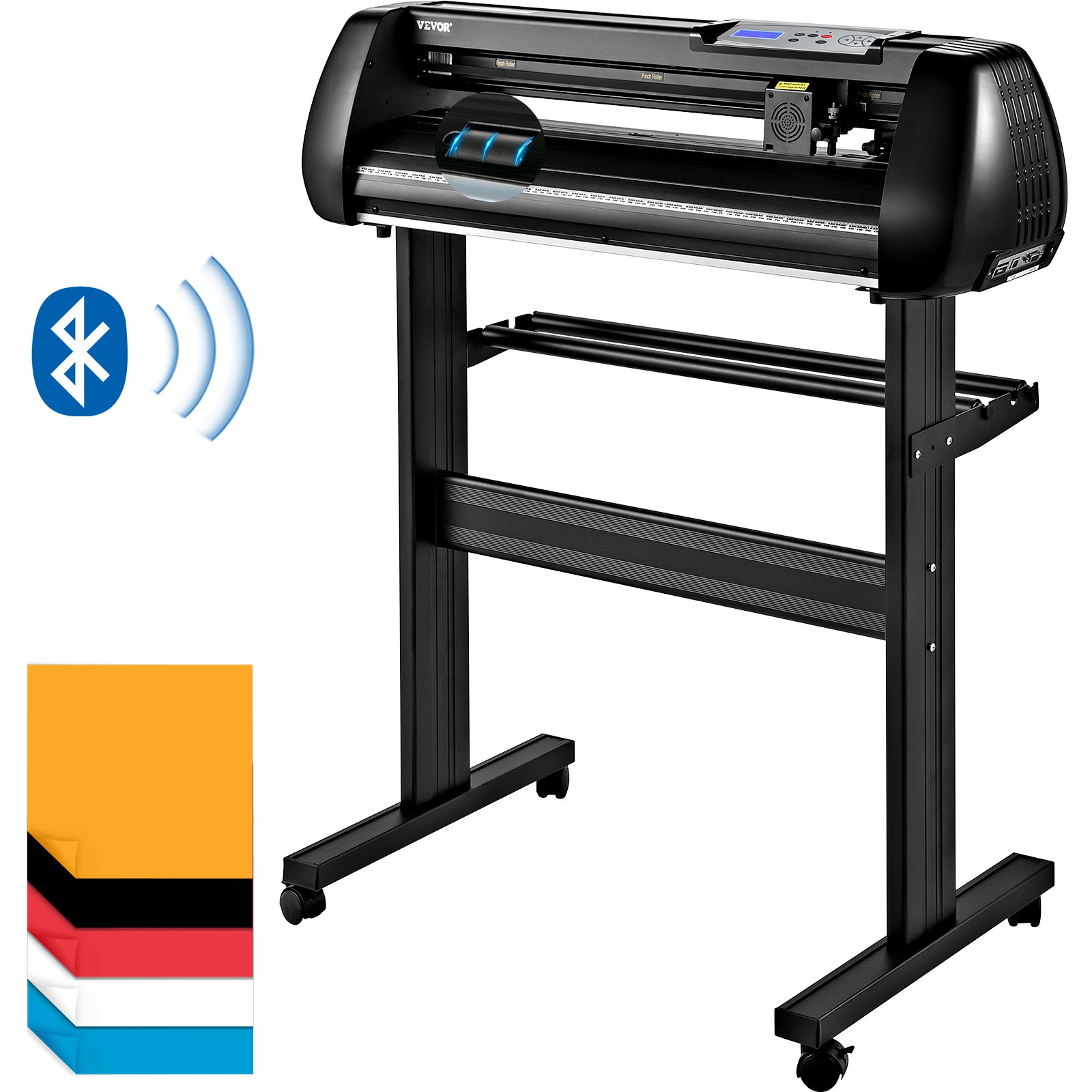 Schneideplotter 780 Mm Schnittbreite Plottermaschine, 10 - 800 Mm / S Folienschneider, 3 Klingen Folienplotter Cutting Plotter Foliendrucker Mit Signmaster Software Für Schilder & Dekorationen - Image 1