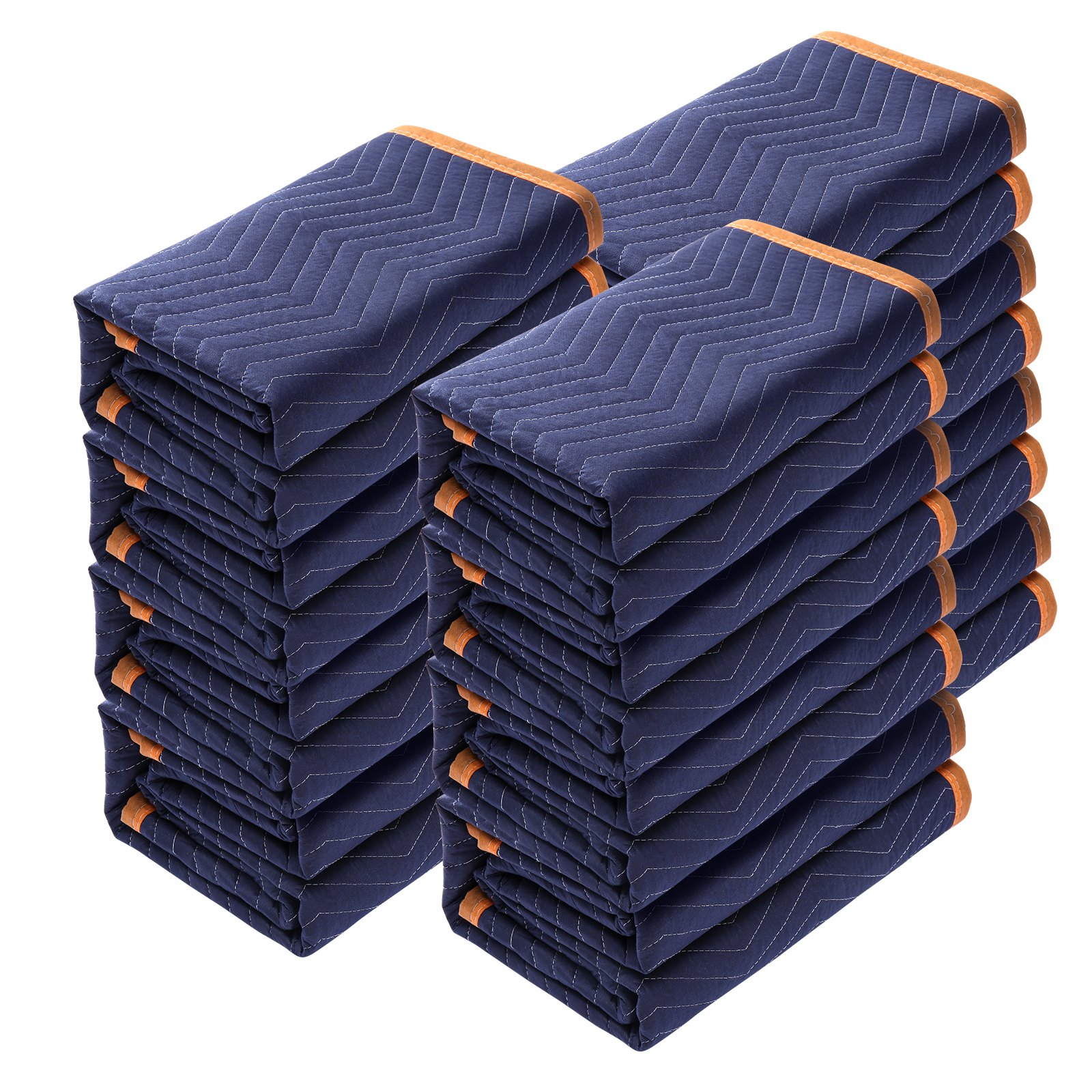 12x Umzugsdecken 2032x1829mm Möbeldecken Vliesstoff + Recycelte Baumwolle Lagerdecken Umzug Packdecken Transport-Decken Möbelpackdecken Verpackungsdecken Zum Schutz Für Möbel_voghion.com