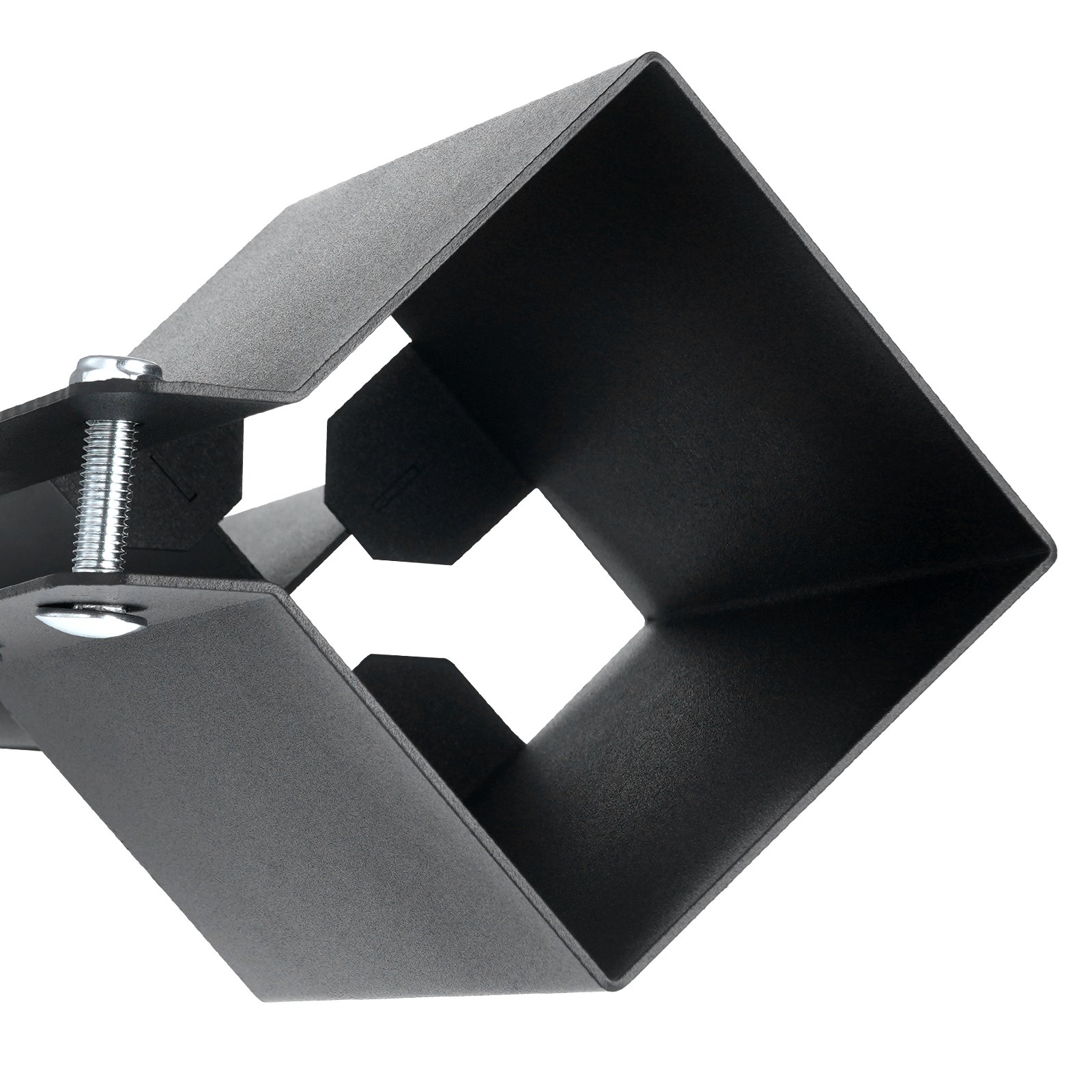 Ground Anchor For Fence Posts Black Powder Coated 6 Pack_voghion.com