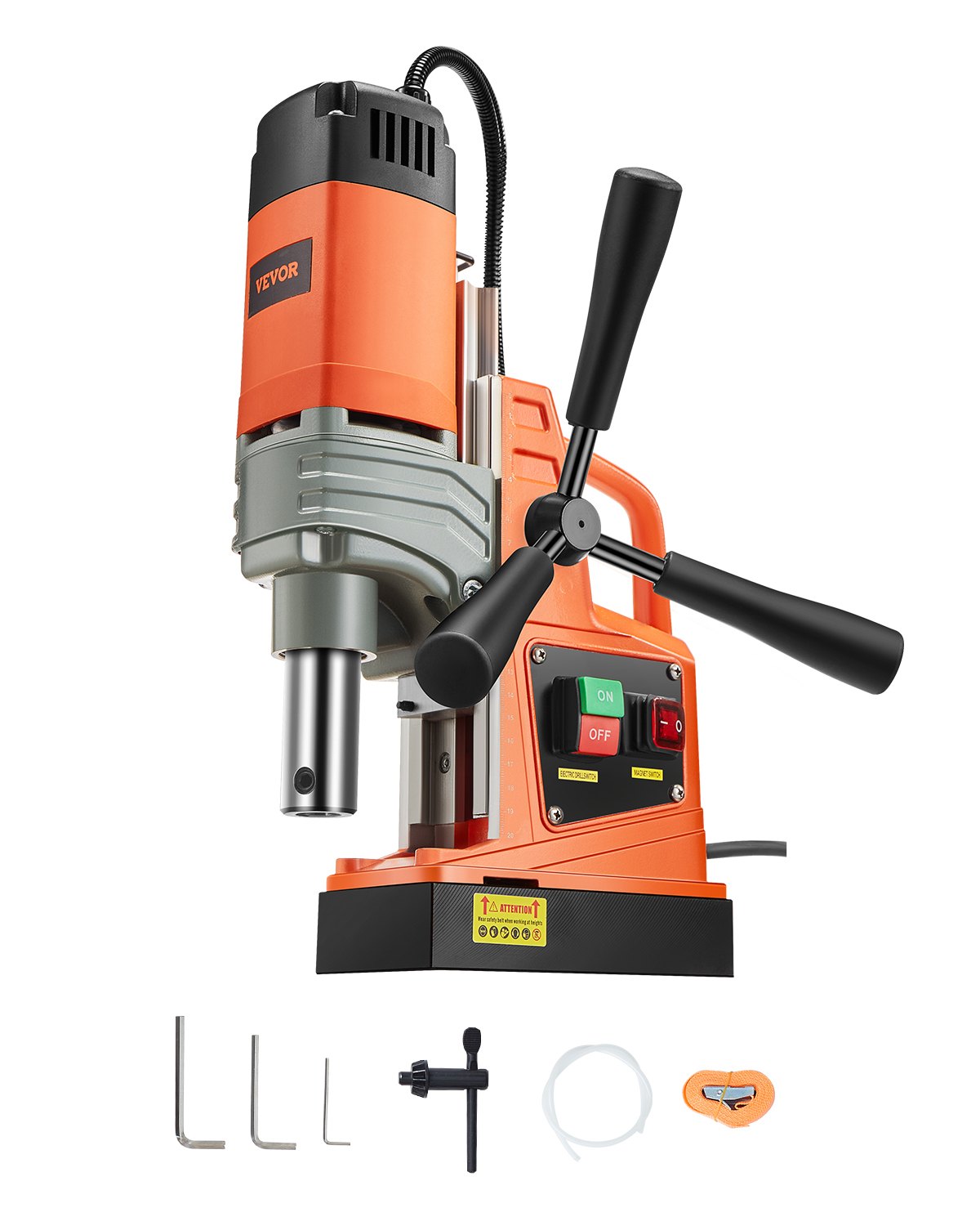 Profi Kernbohrmaschine Magnetbohrmaschine 1300 W, Kernbohrmaschine Magnetbohreinheit 13000 N 40 Mm, 810 U/min Magnetkernbohrsystem Für Schiffsbau, Brückenbau, Windkrafterzeugung - Image 1