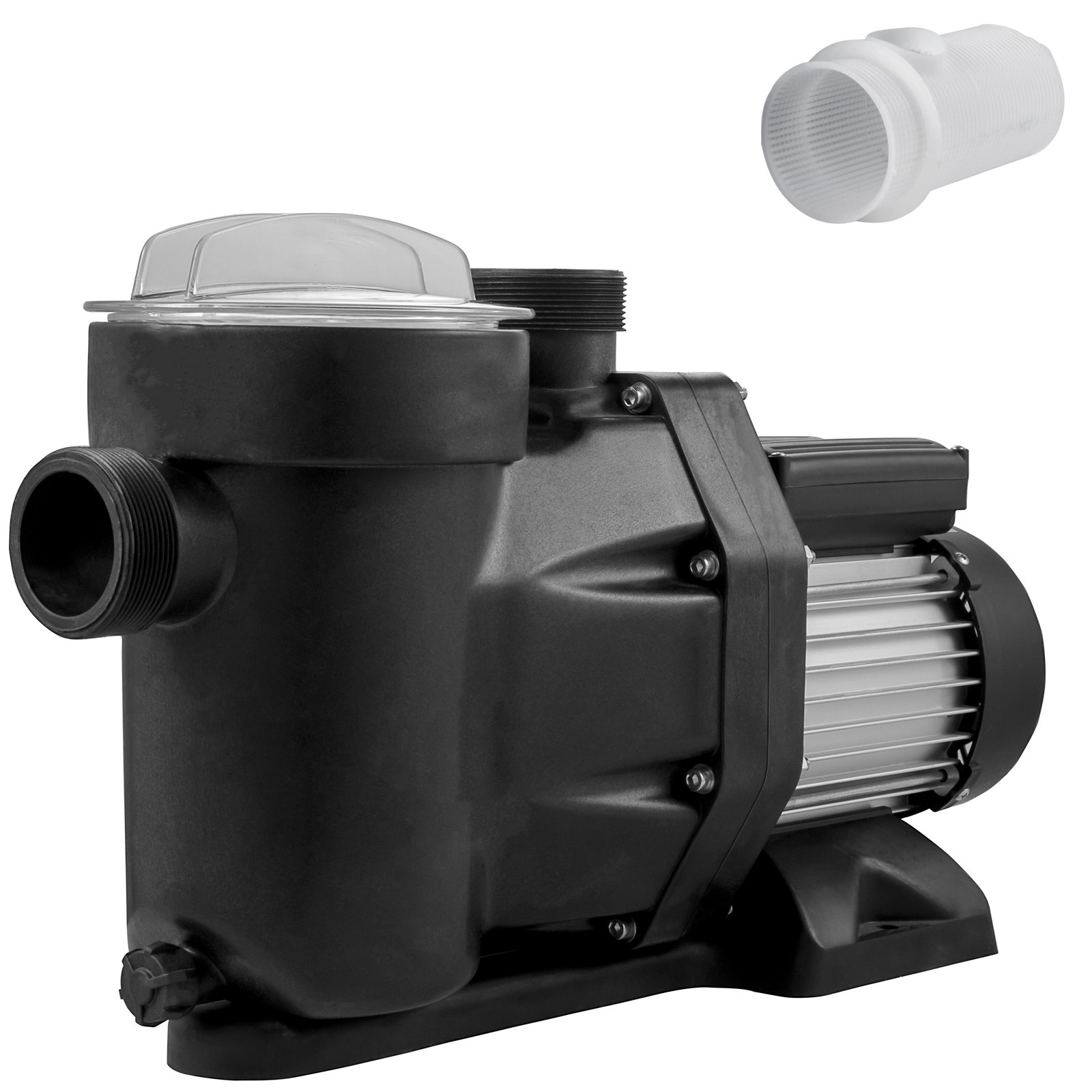 Schwimmbadpumpe 750 W 1 PS Poolpumpen Max. Durchfluss 19200 L/H Filterpumpe Geschwindigkeit 3450 U/min Umwälzpumpe Max. Temperatur 50° C Wasserpumpe Pool Ideal Für Schwimmbäder Thermalbäder SPA - Image 1