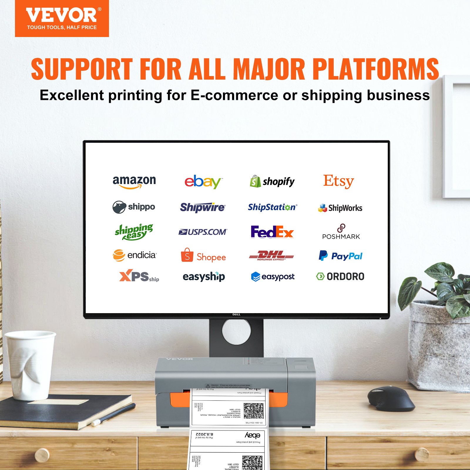 Thermodrucker Für Versandetiketten Mit Usb-anschluss 203dpi_voghion.com