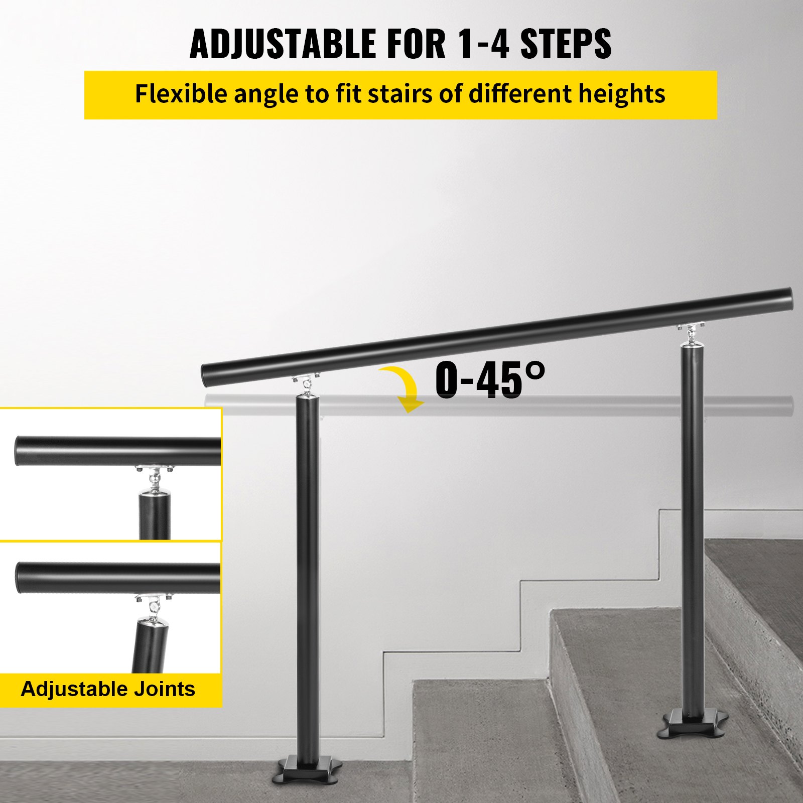 Aluminium Treppengeländer Für Den Hauseingang Schwarz_voghion.com
