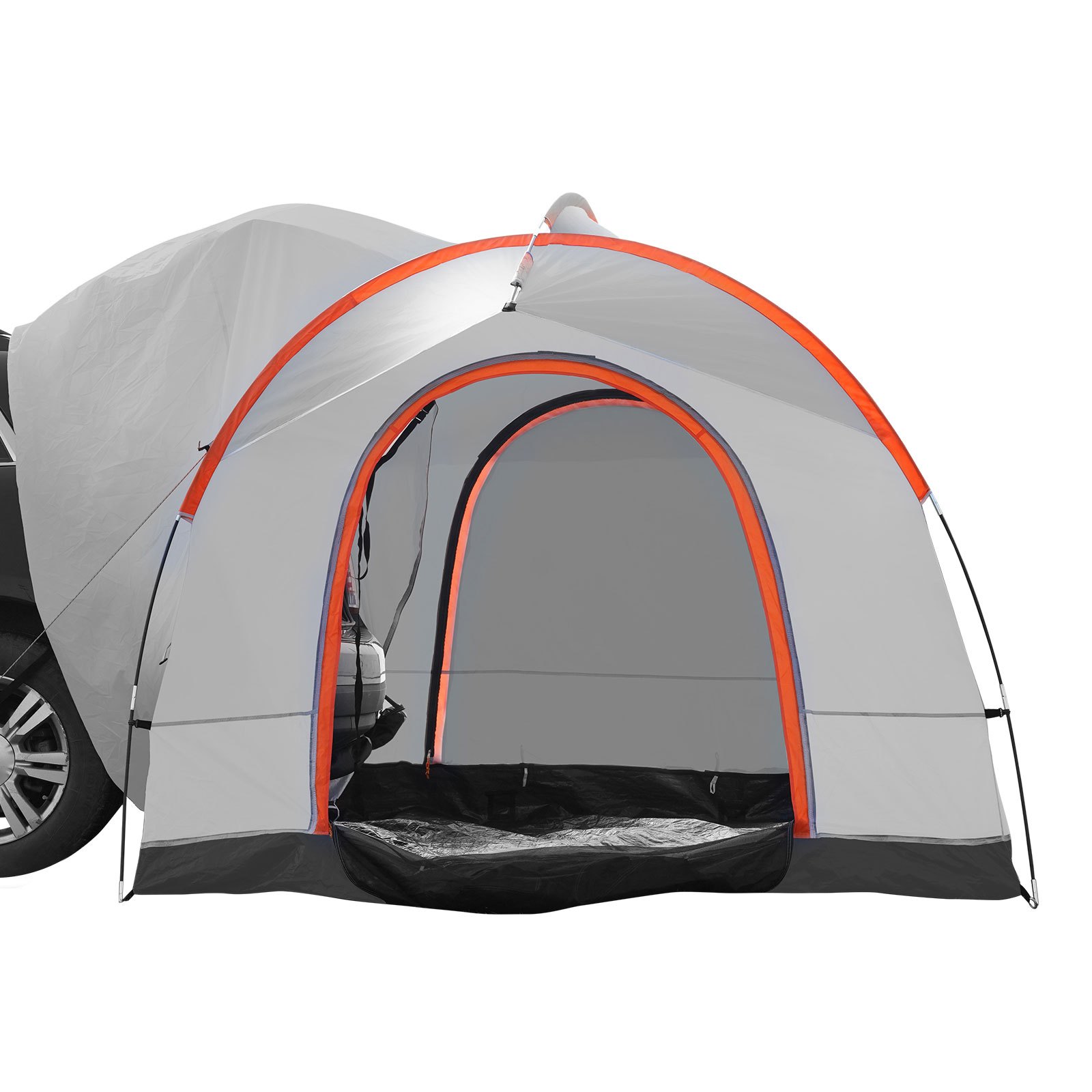 Autodachzelt, Heckklappenzelt mit doppelwandigem, wasserdichtem PU2000mm-Dachzelt, geeignet für Camping, Abenteuer, Angeln und Picknicks_voghion.com