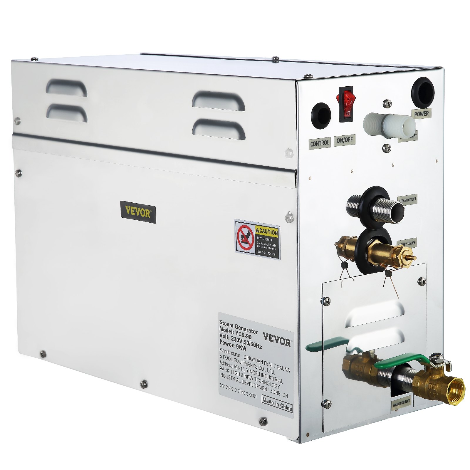 Dampfgenerator 9KW Dampfduschen 220V-240V Sauna Dampfgene…