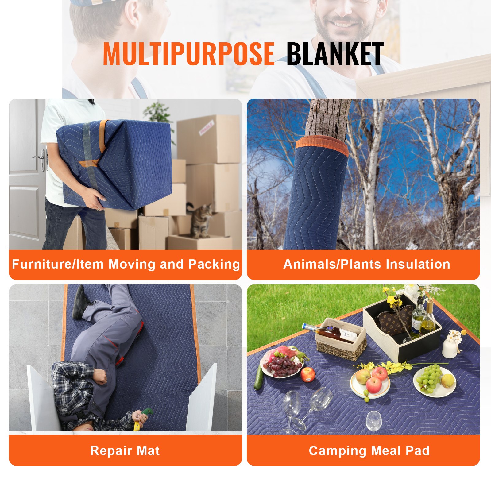 Umzugsdecken Für Möbel Schutz Aus Vliesstoff Und Baumwolle Set_voghion.com