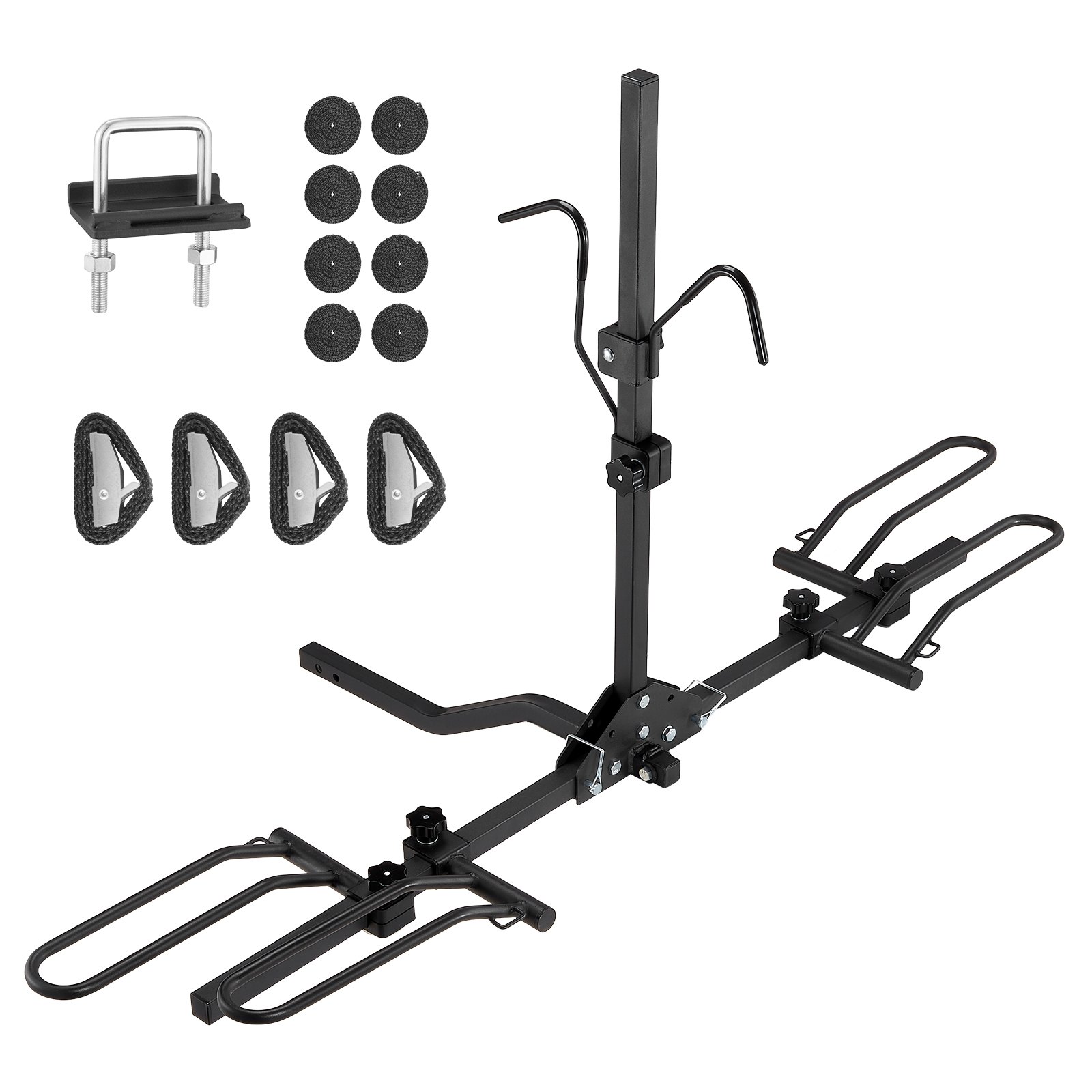 Fahrradträger Zur Anhängerkupplung, 2-Fahrrad-Plattform-Stil, 36 Kg Kapazität, Fahrradträger-Kupplung Für 31,75 / 50,8 Mm Empfänger, Zusammenklappbarer Fahrradträger Für Auto, SUV, Lkw Usw. - Image 1