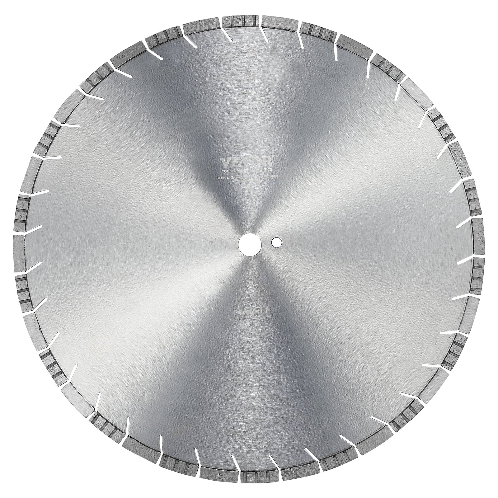 VEVOR 50 cm Diamantsägeblatt, 12 mm Diamantsegmentsägeblatt mit abgeschrägten Zähnen, geeignet für Beton und Zementplatten, für Nass- und Trockenschnitte_voghion.com